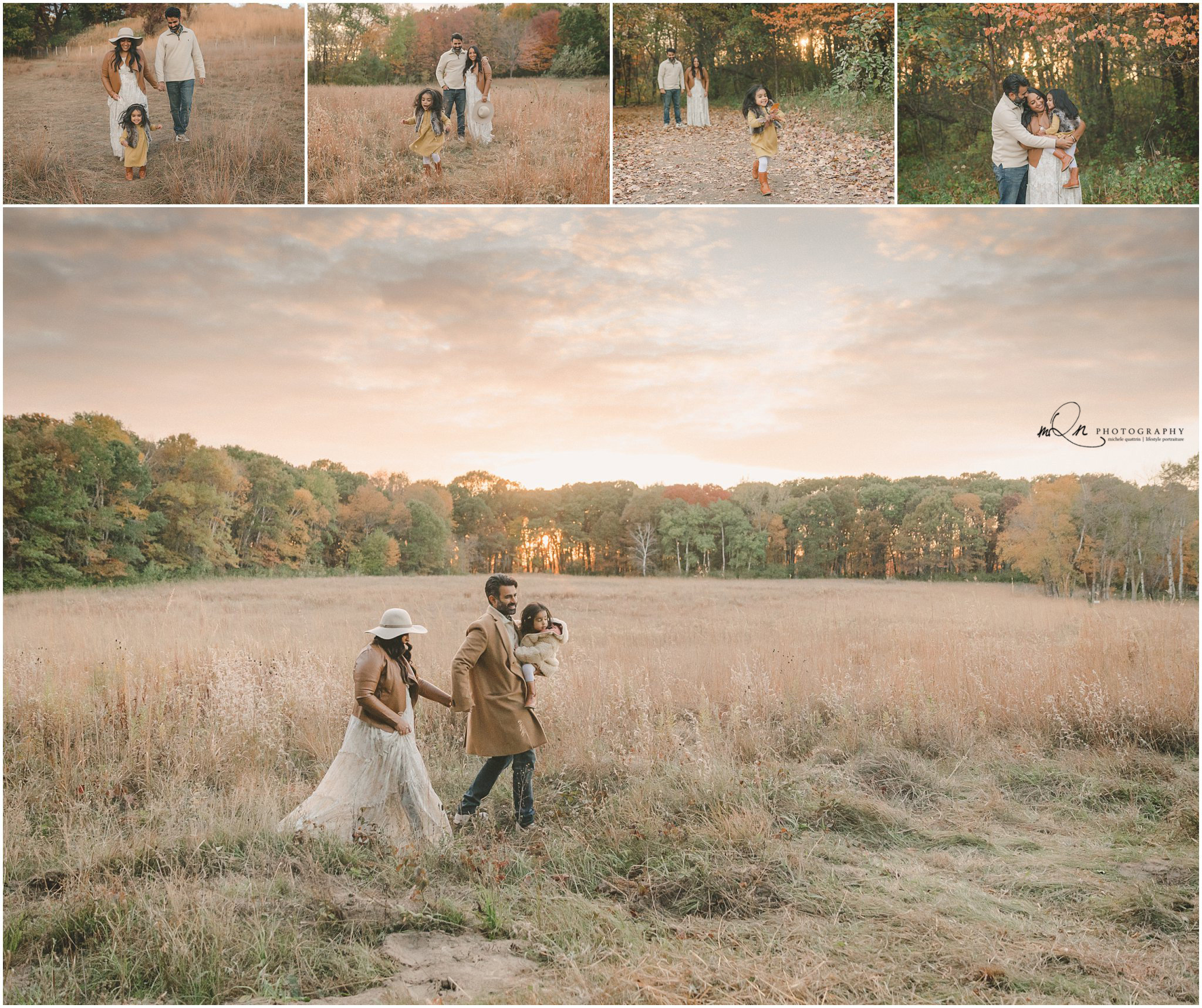 Fall Family Photos at Tamarack Nature Center