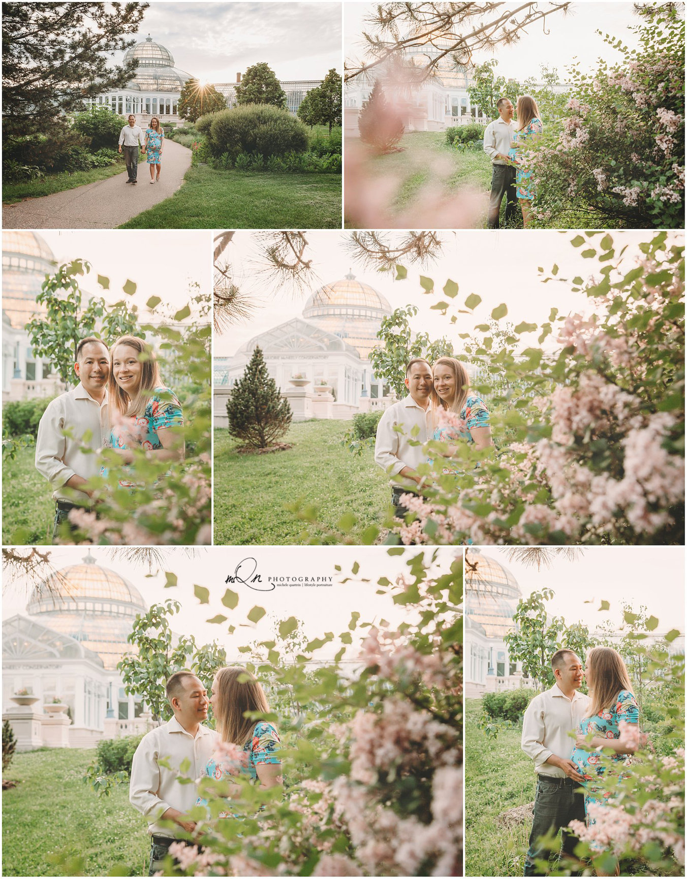 spring maternity photo session