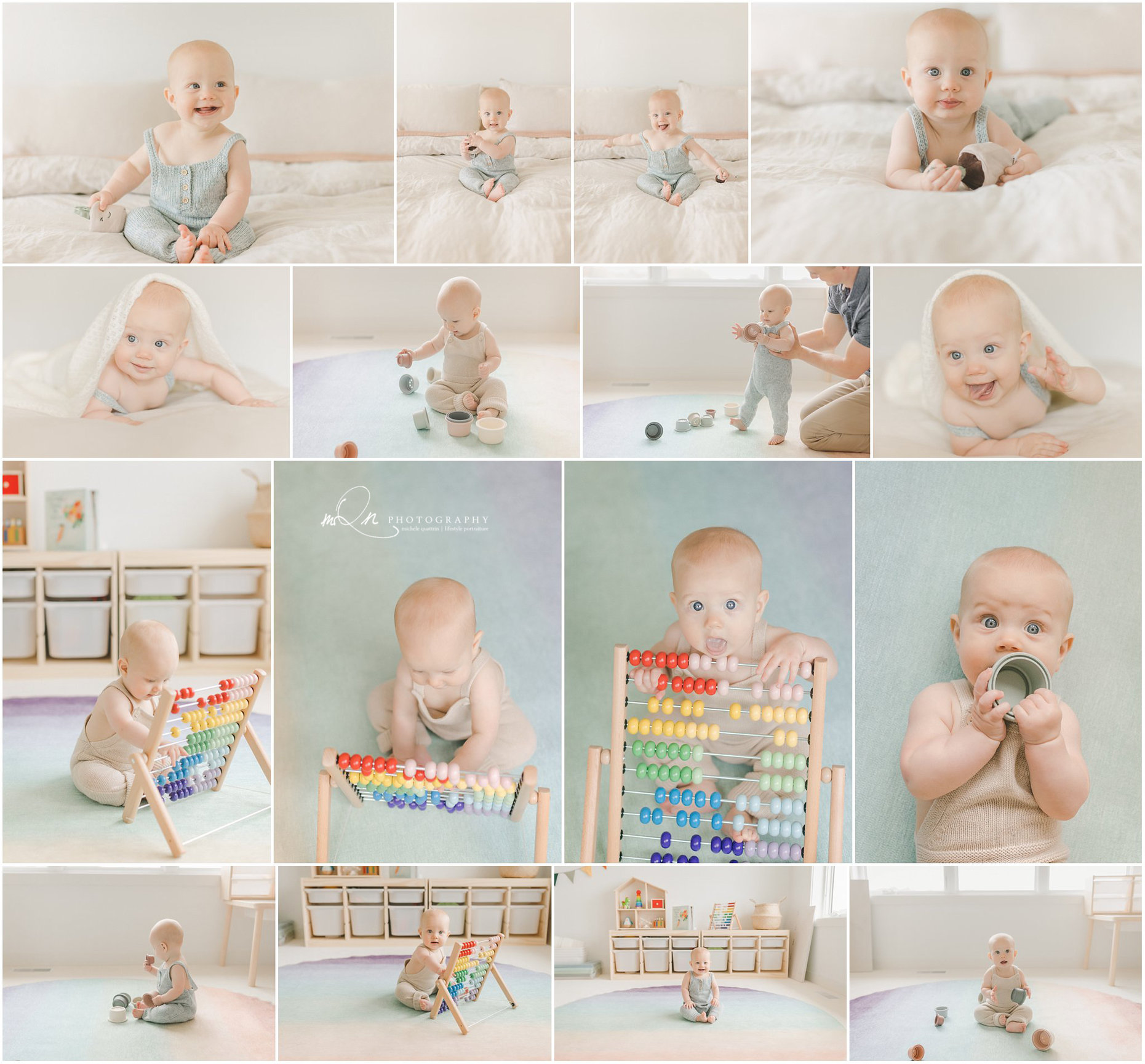 Baby milestone photography Minneapolis