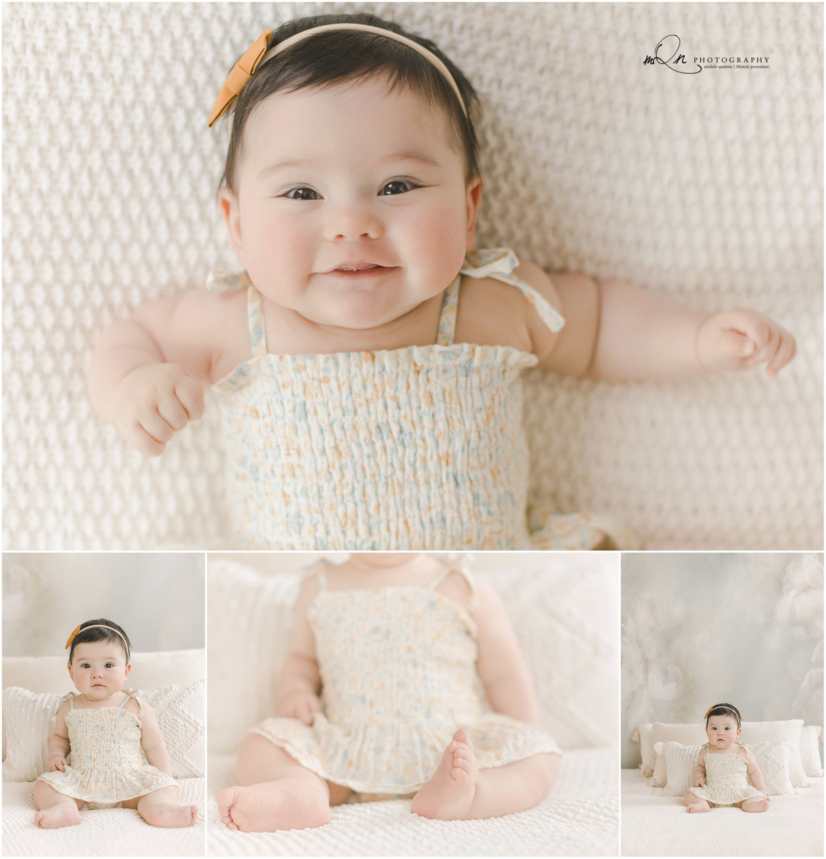 Baby milestone photography Minneapolis