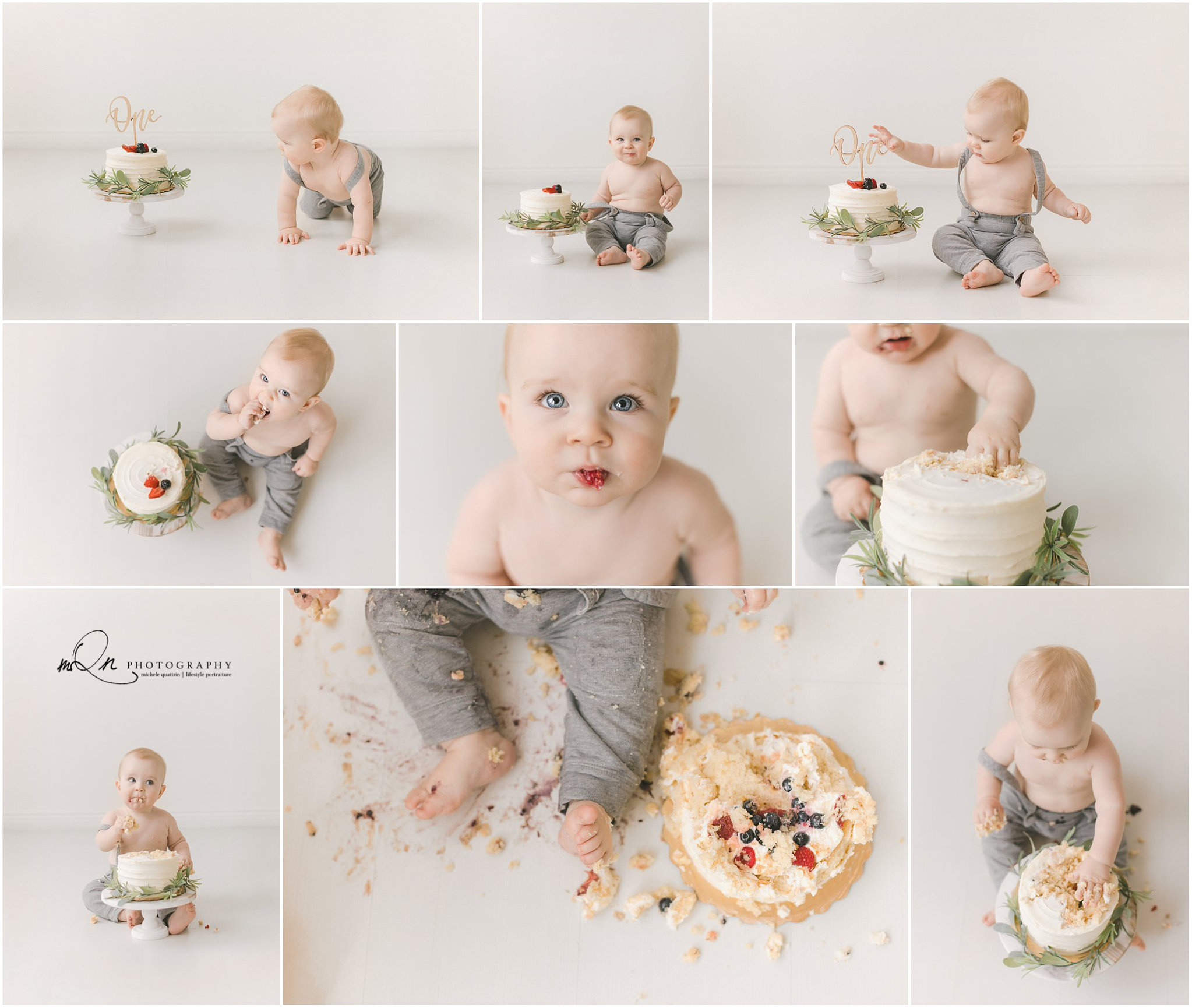 cake smash photos in Minneapolis