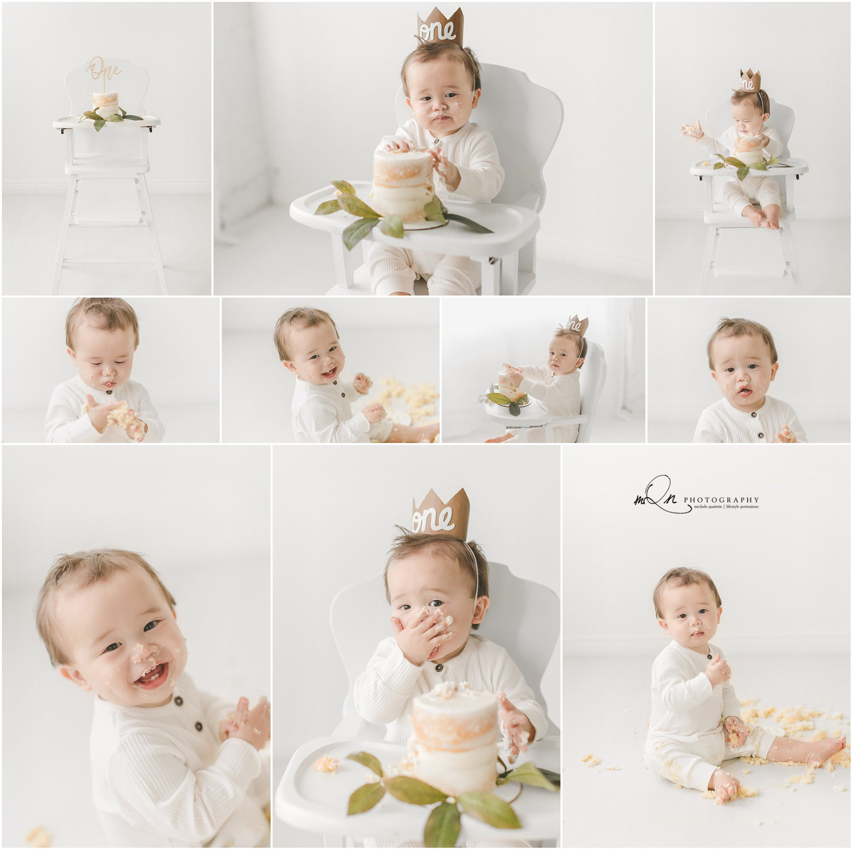 cake smash photos in Minneapolis