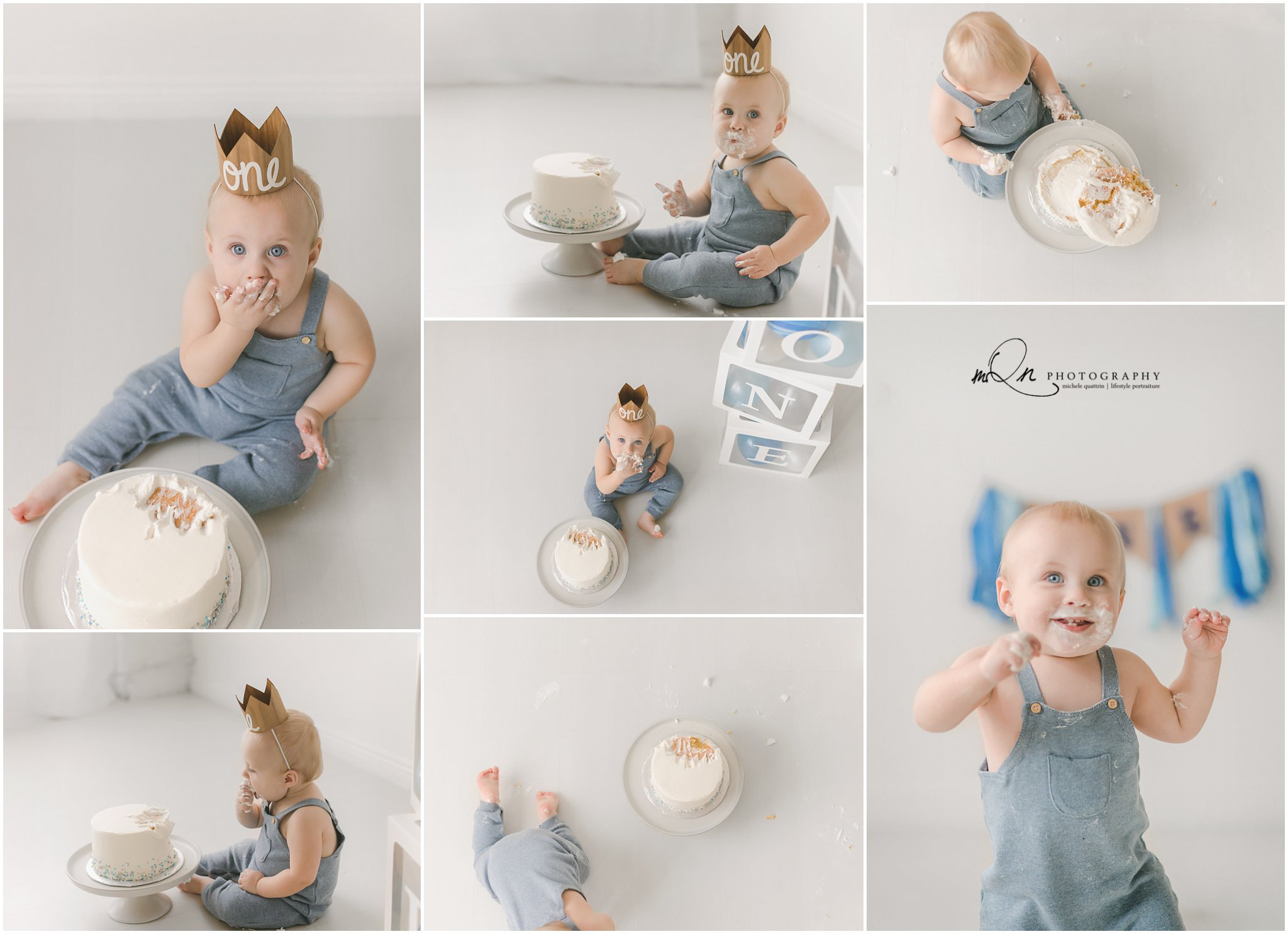 cake smash photos in Minneapolis