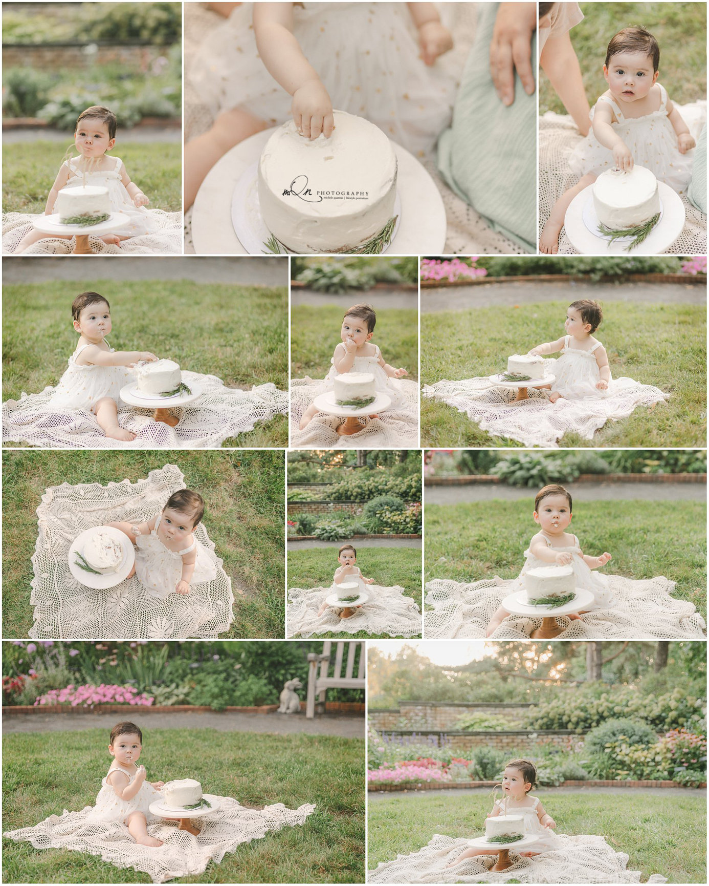 Minneapolis baby cake smash photographer