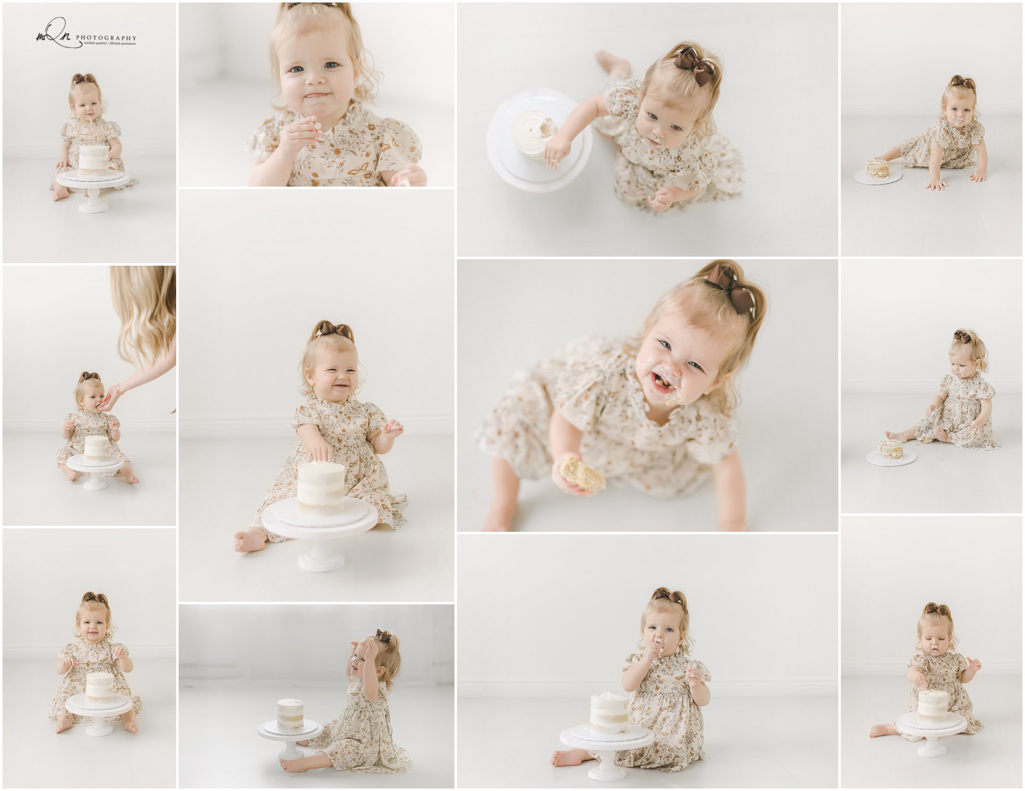 Minneapolis baby cake smash photographer