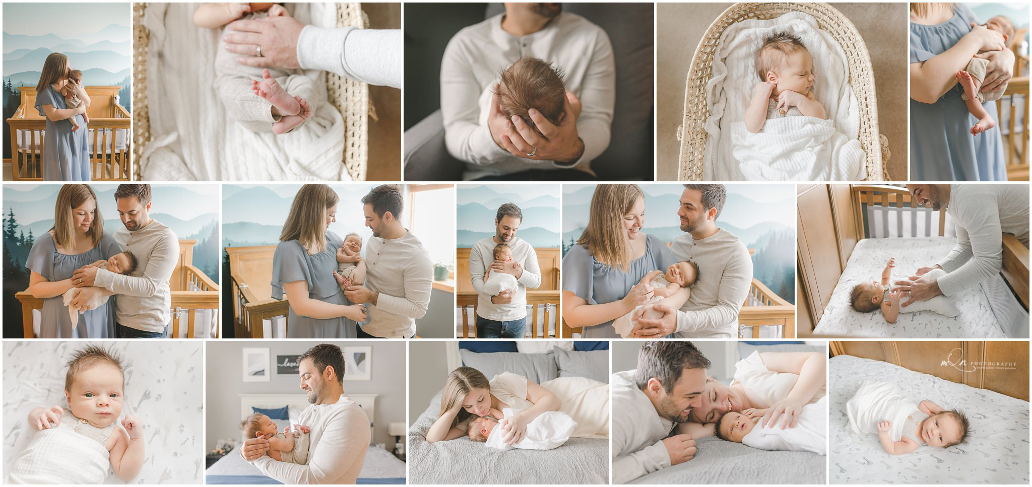 Minneapolis newborn photo session