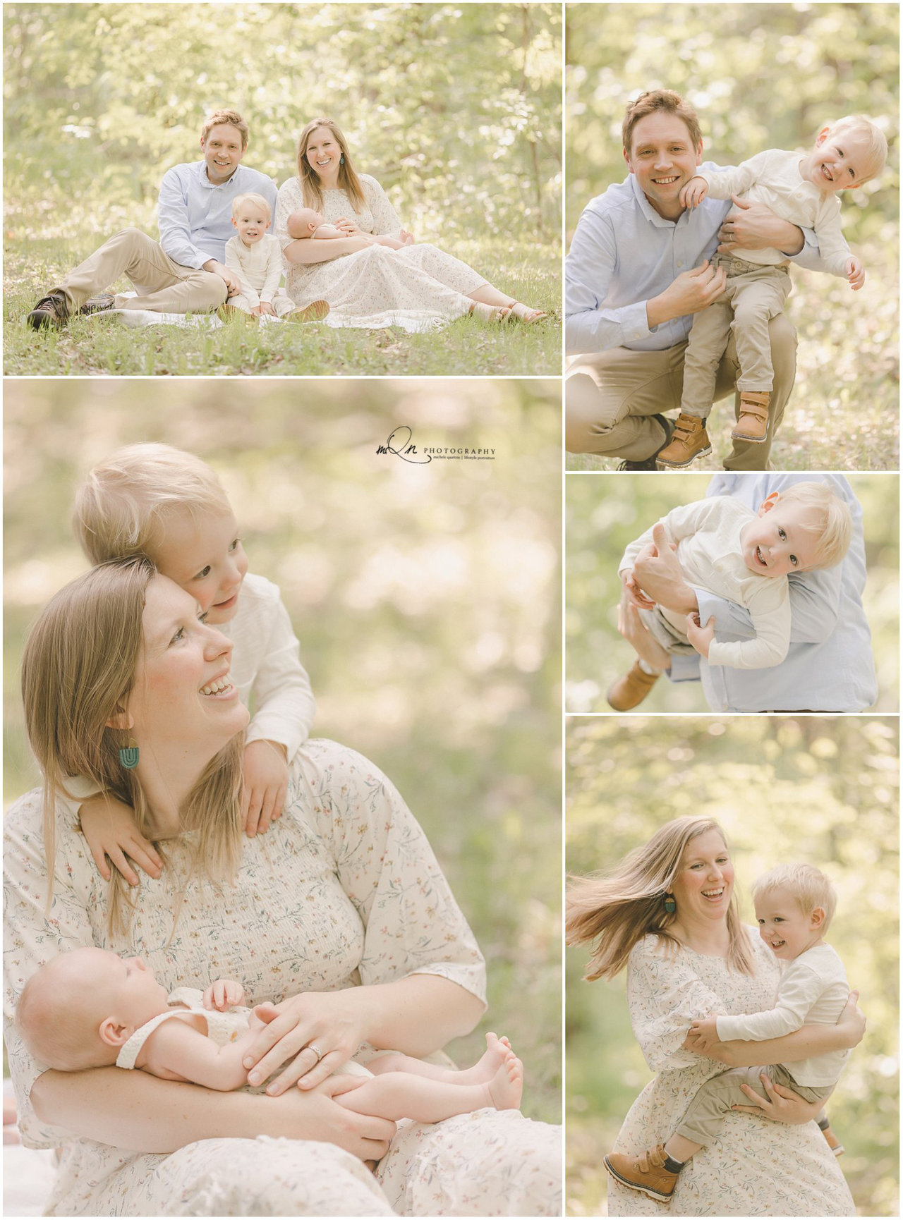 Outdoor Newborn Session in Roseville