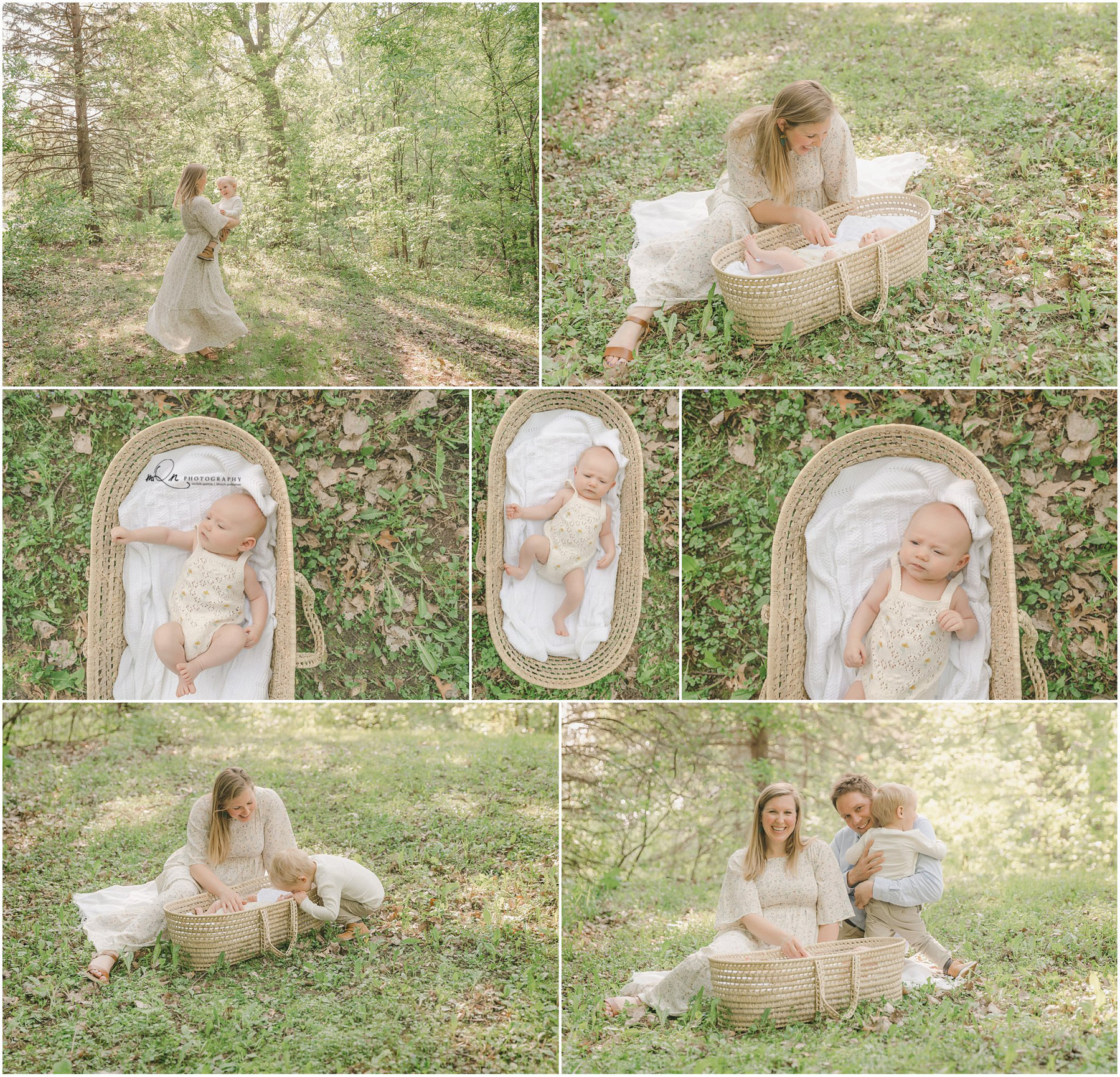 Outdoor Newborn Session in Roseville