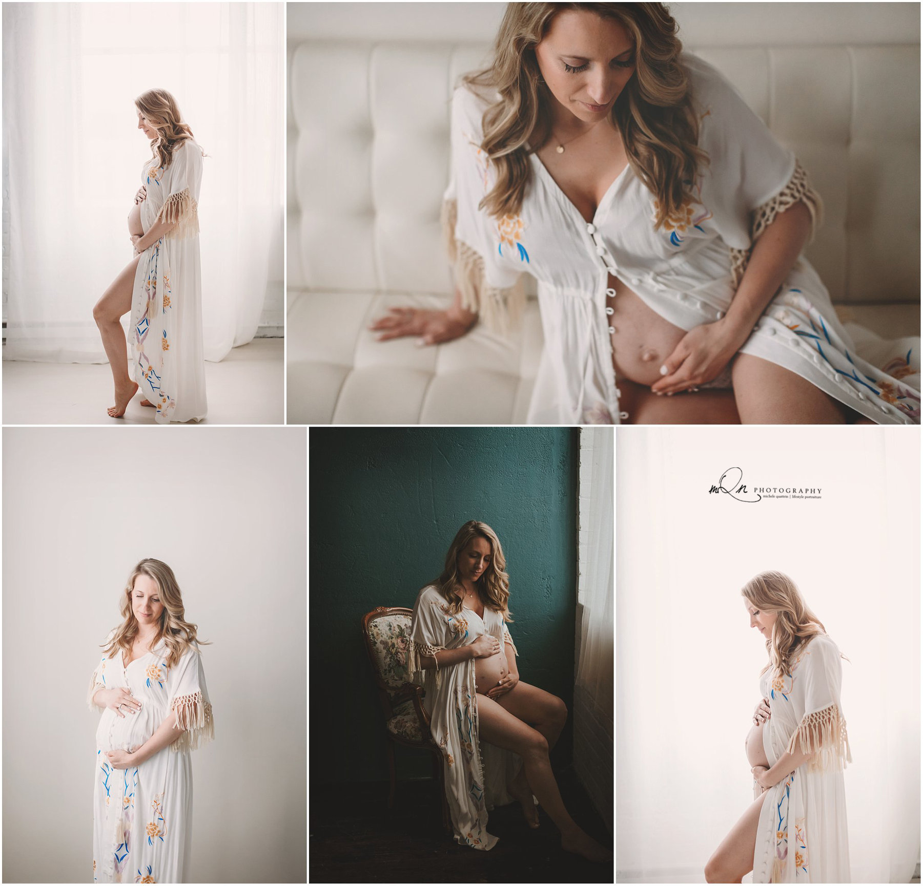 Moody and light and airy photo session in the studio in Minneapolis