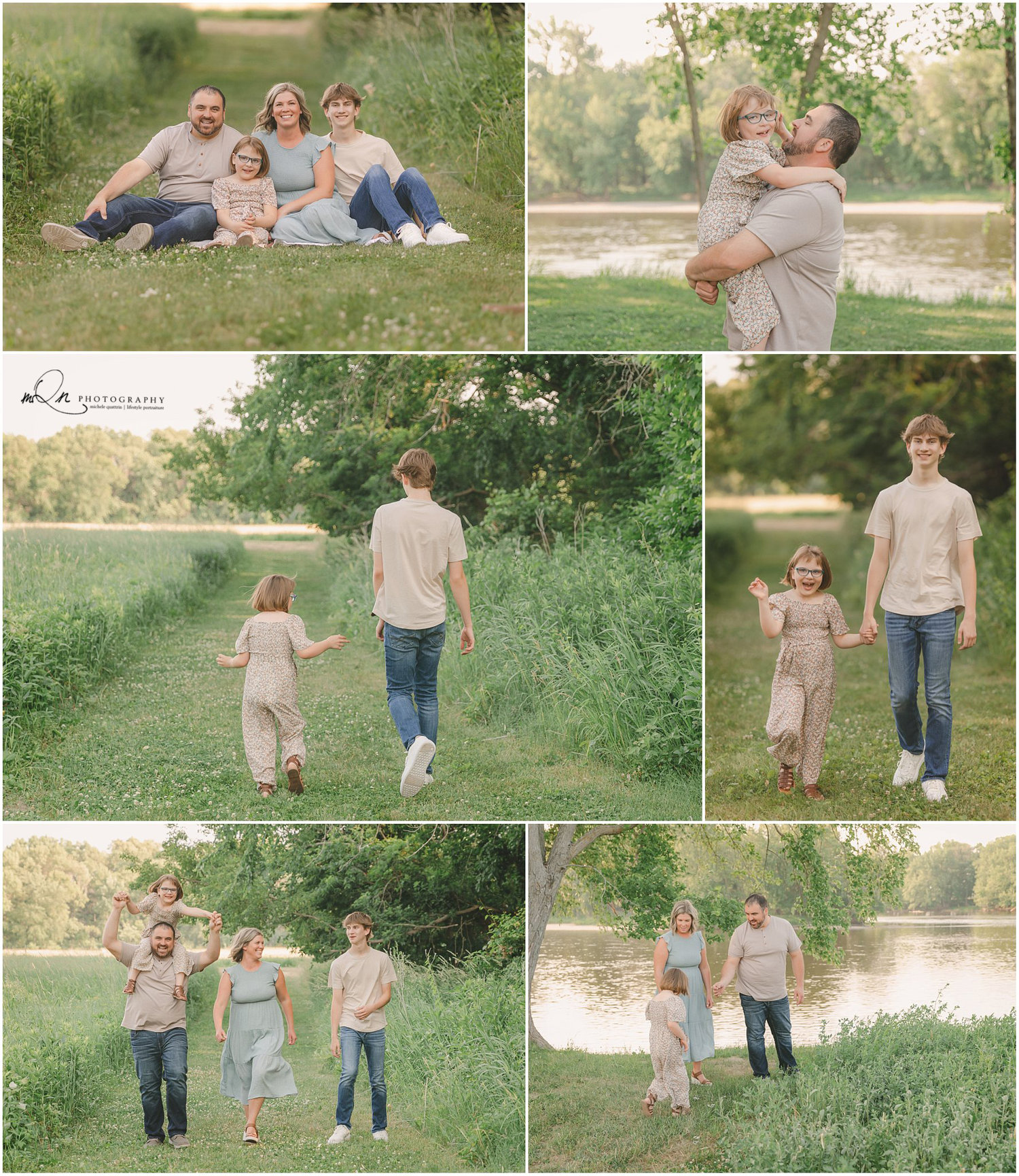 Family at a local park in Minnesota