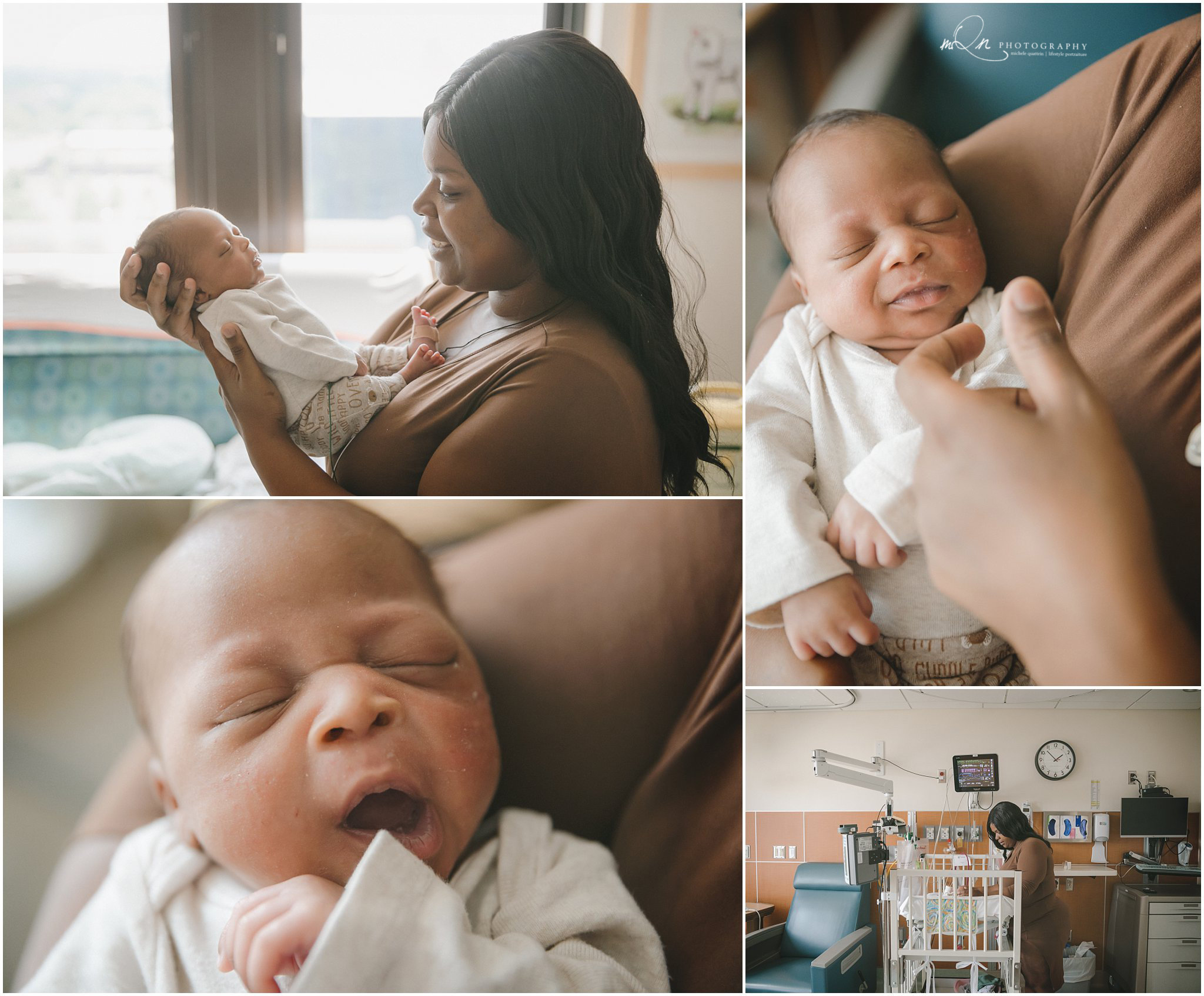 Mom and her nicu baby boy