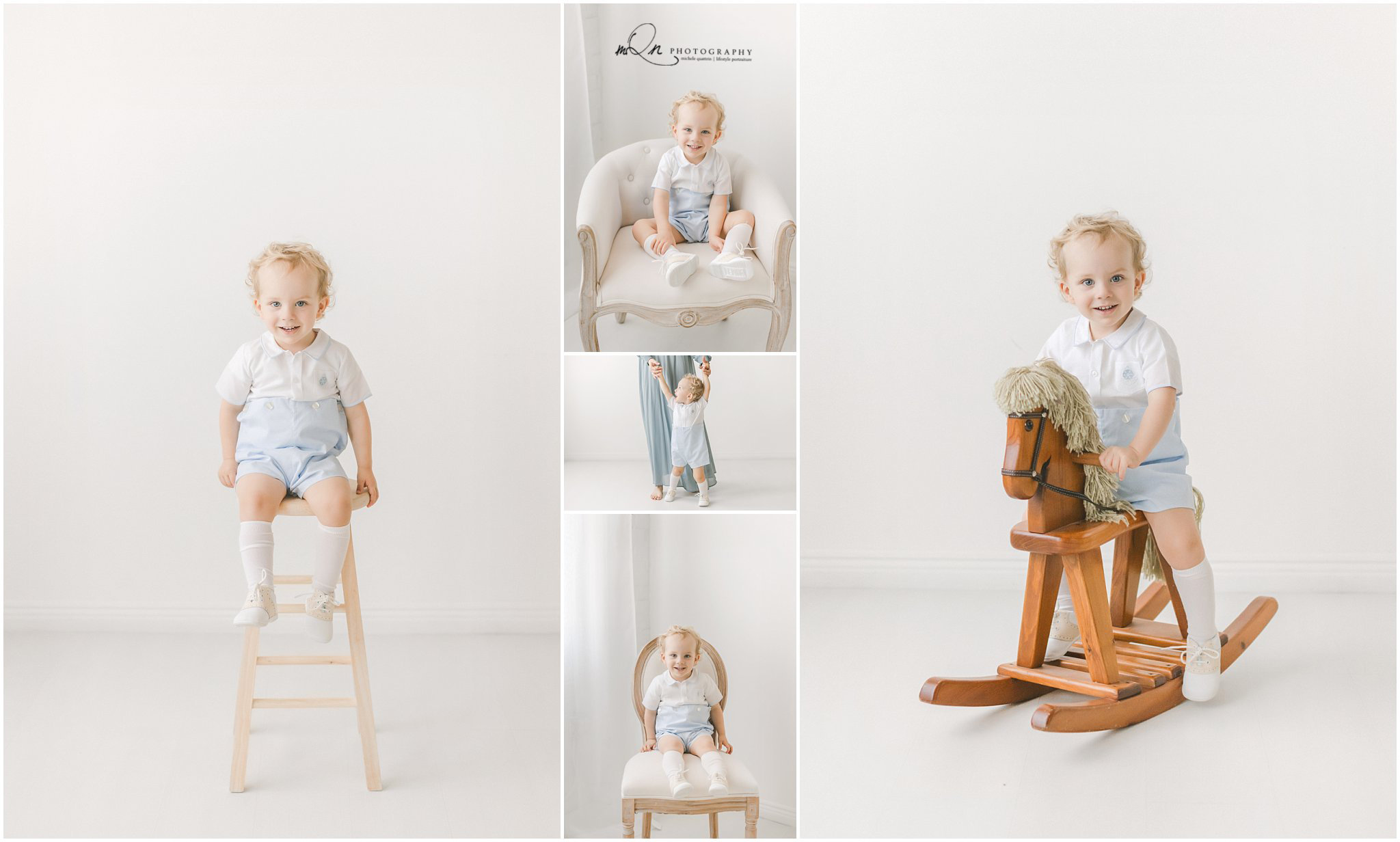 2 year old boy wearing Feltman Brothers Bobby Suit