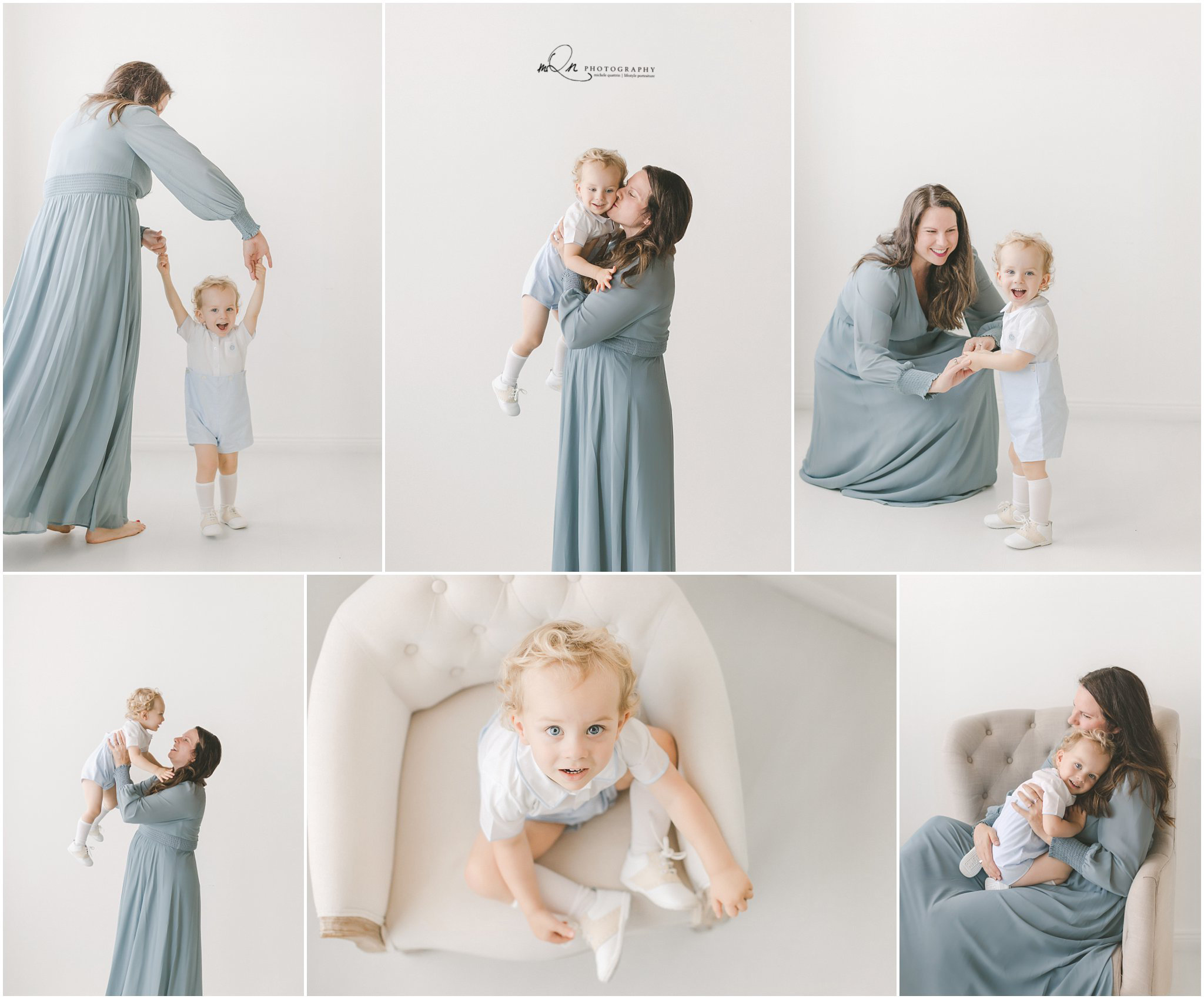 Mom and 2 year old boy