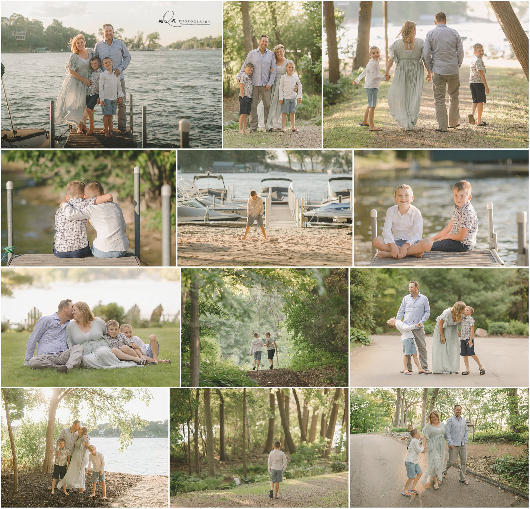family on lake Minnetonka