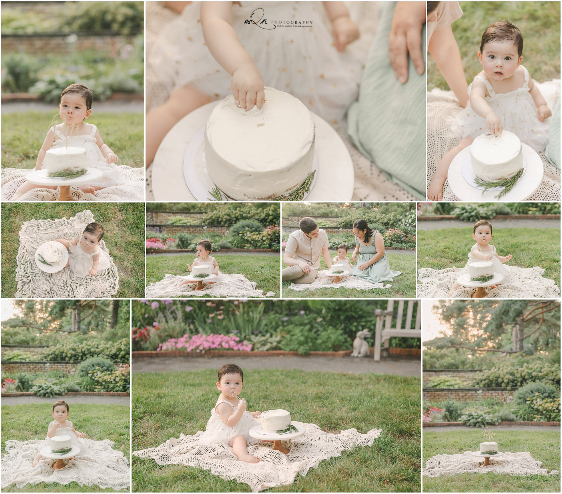 outside baby cake smash