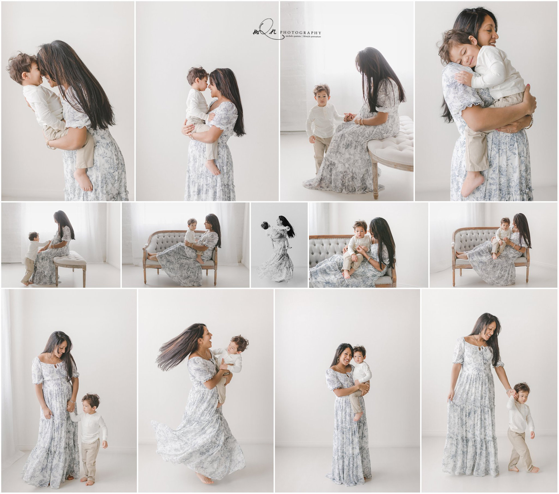 maternity mama with toddler son