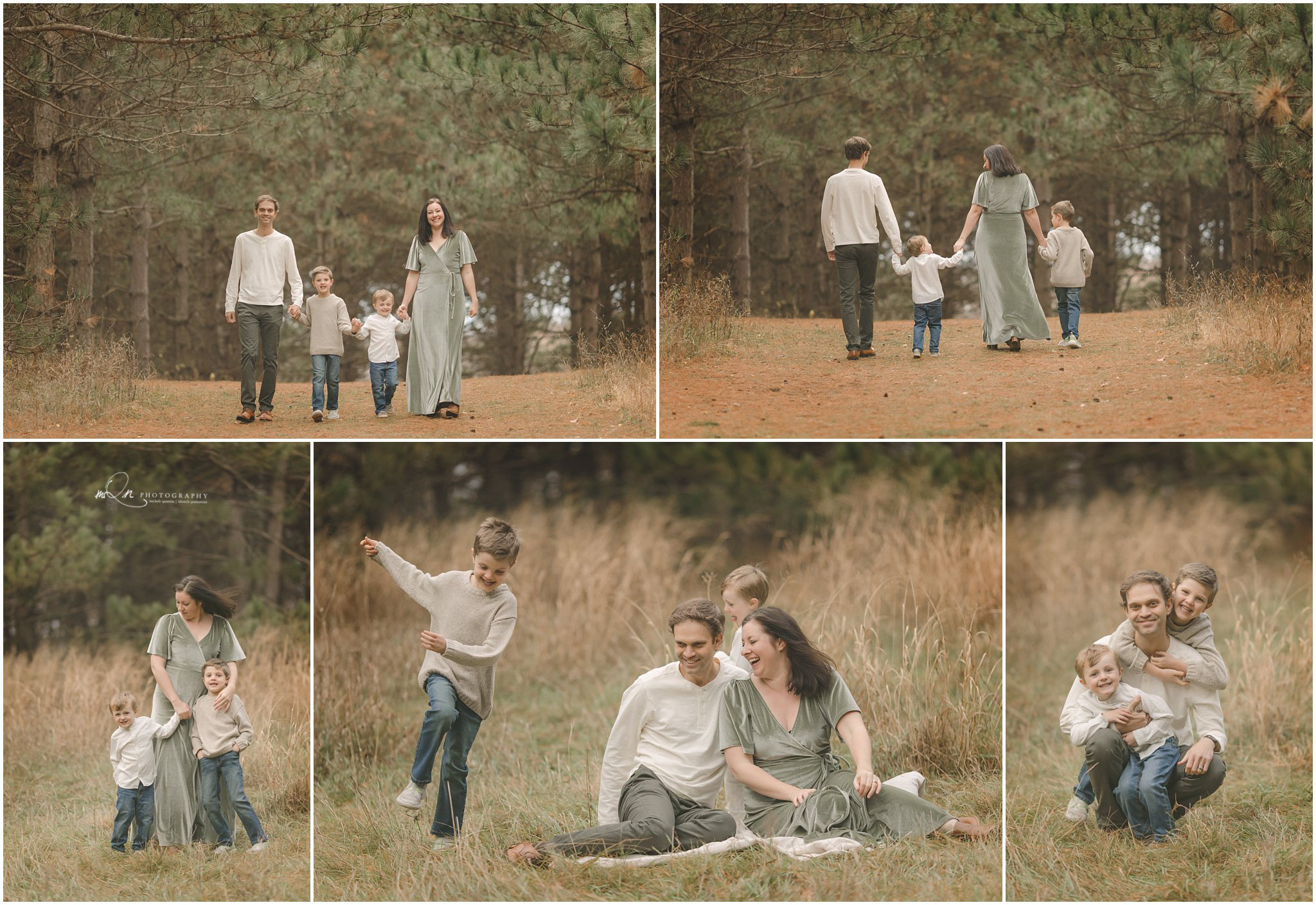 family at tamarack nature center
