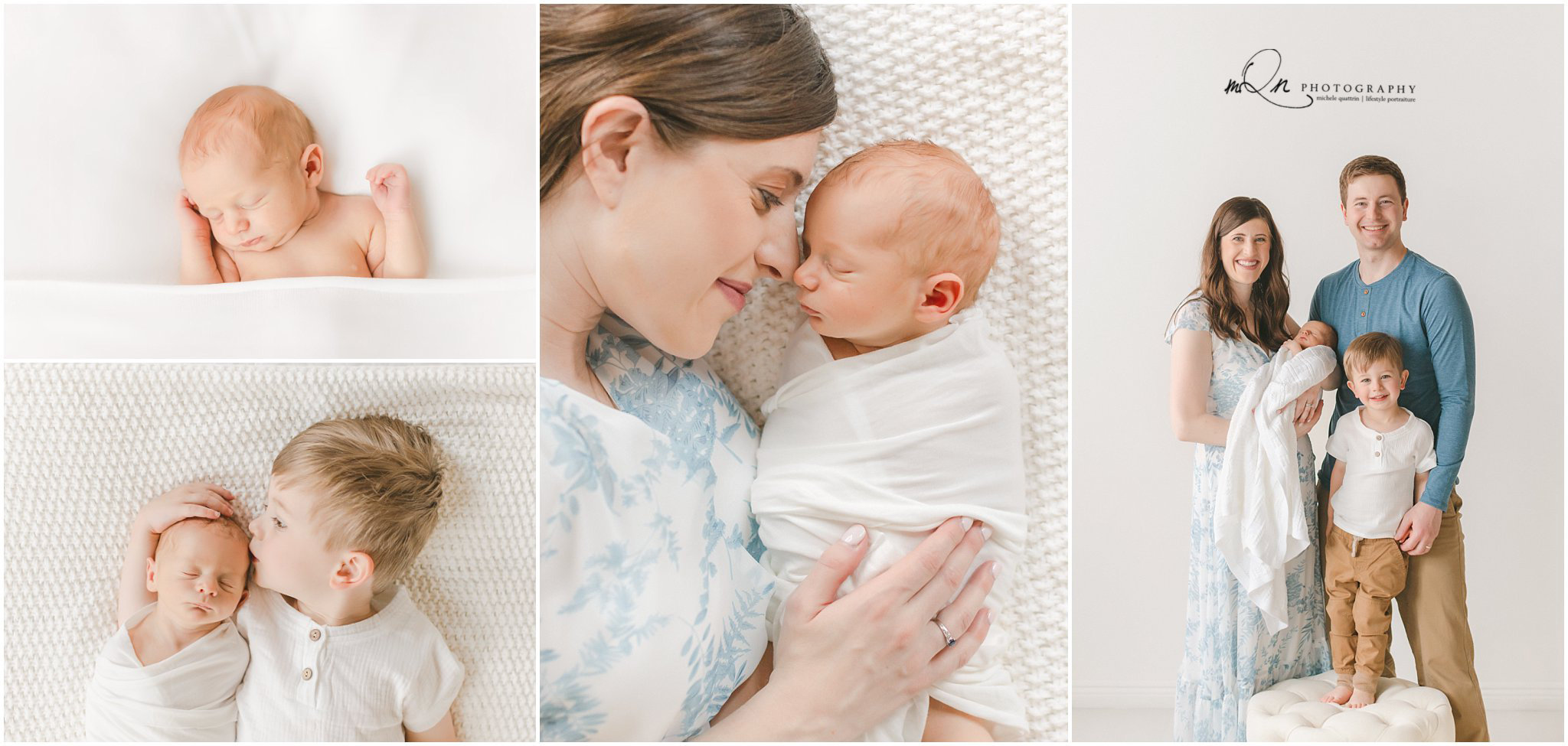 family with newborn baby