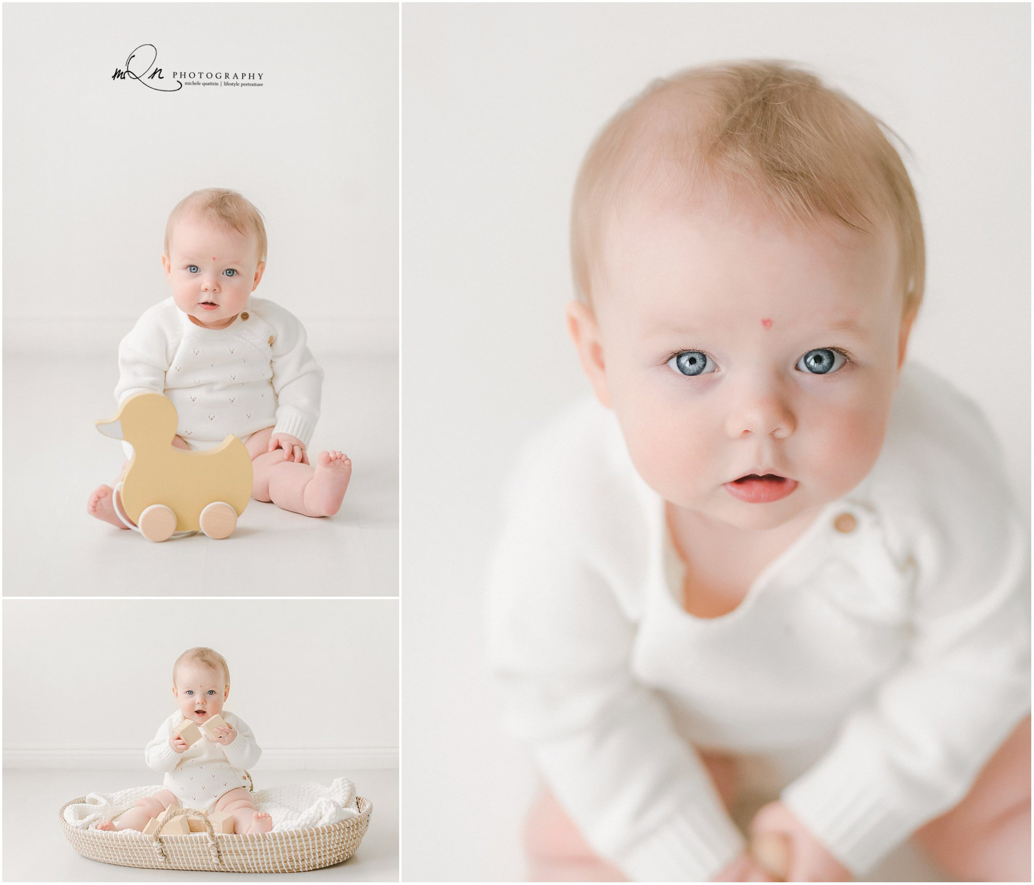 sitter milestone photos