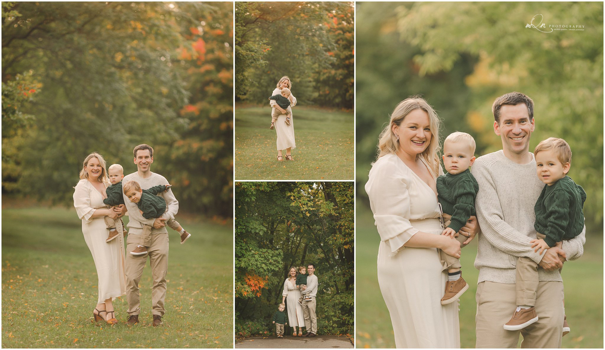 family at Lake Ann in Chanhassen