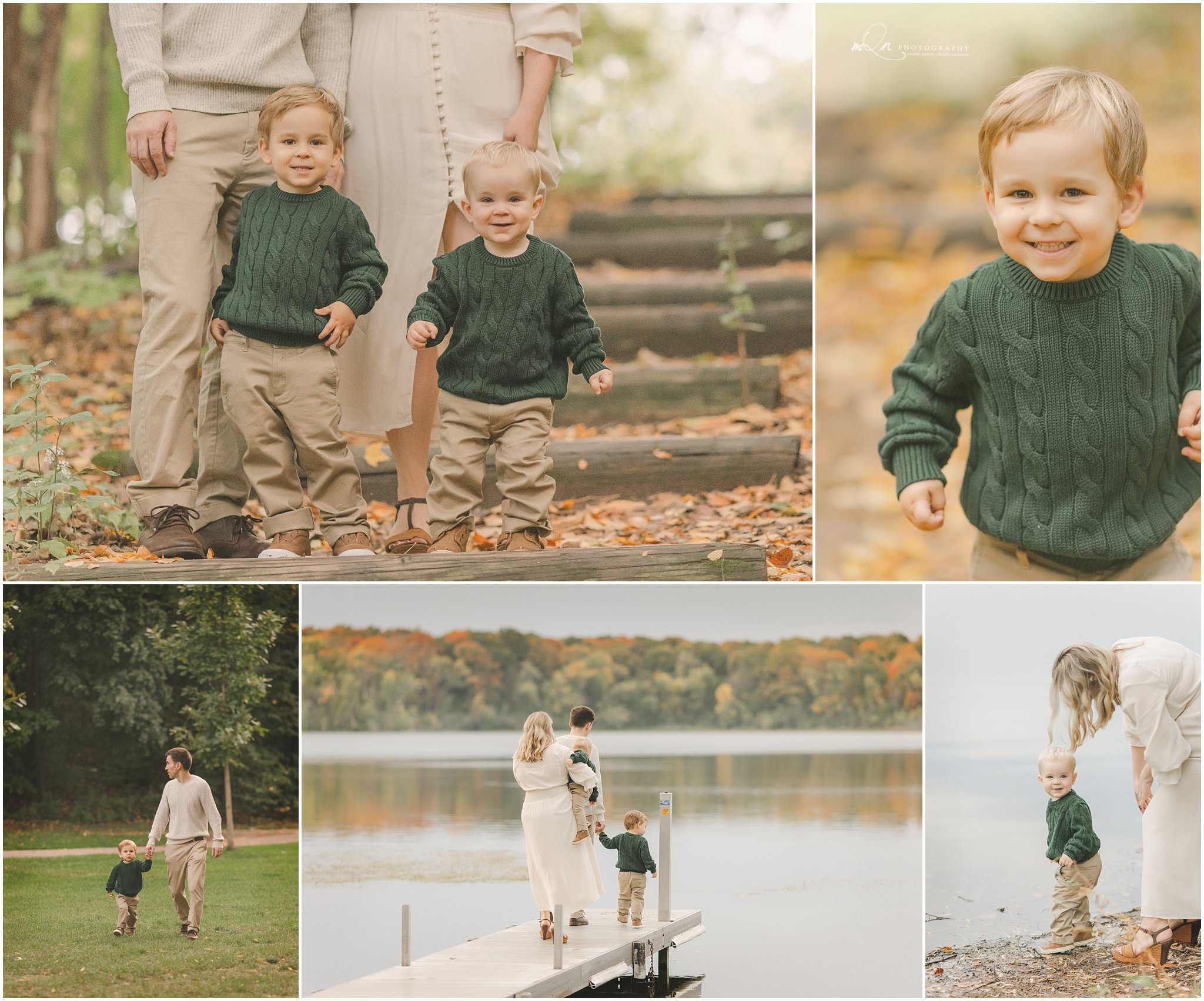 fall photos at lake ann in chanhassen