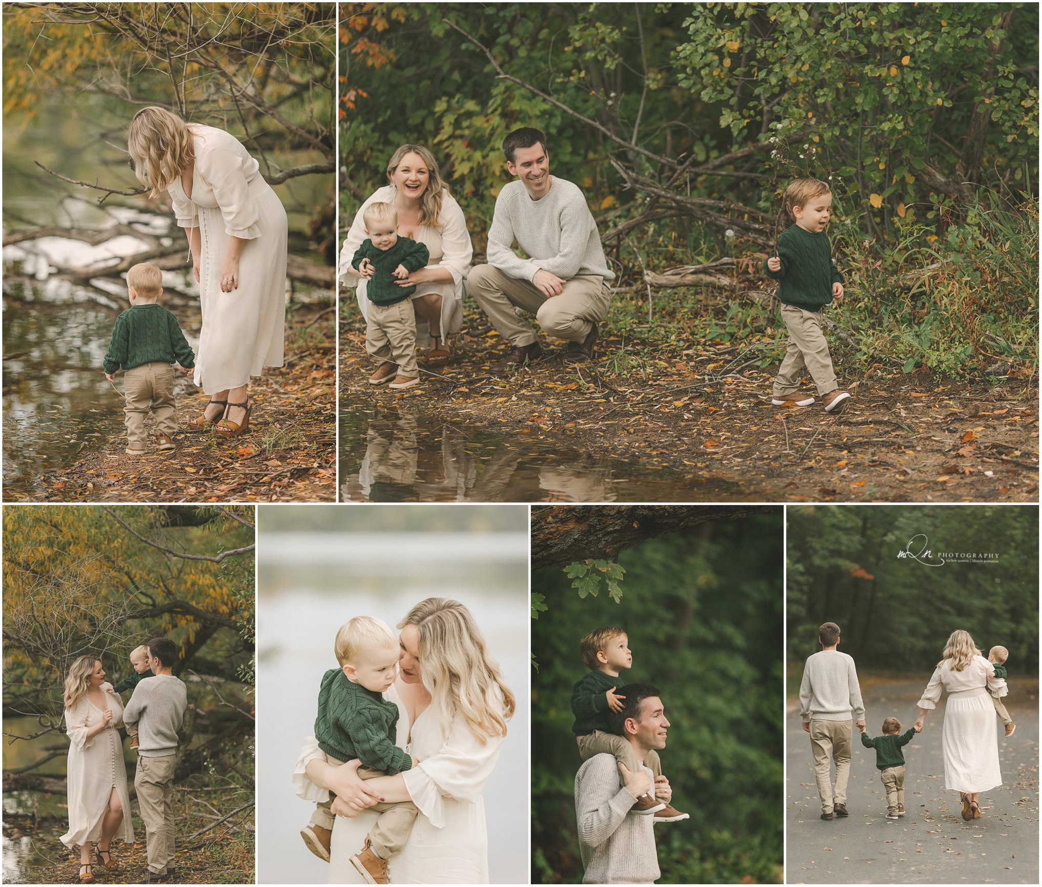 family with two small boys