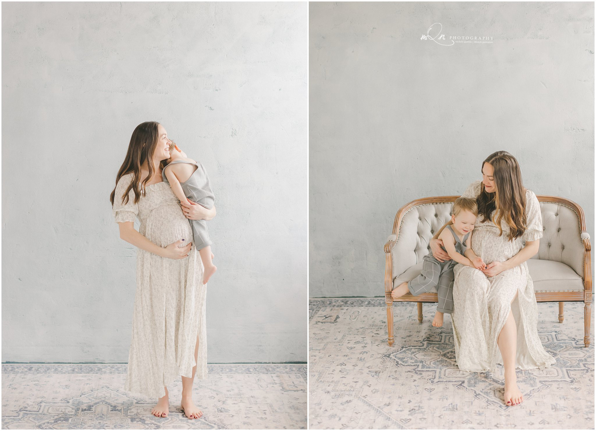 pregnant mom with toddler