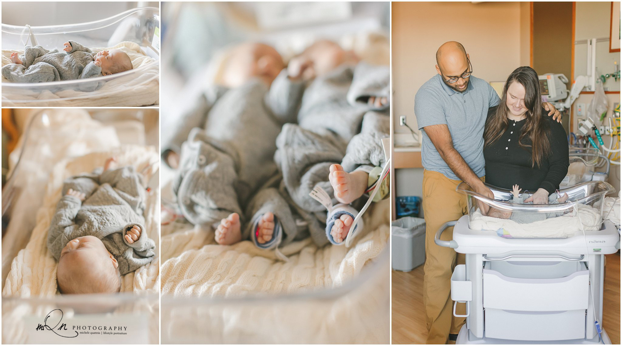 NICU newborn twin details