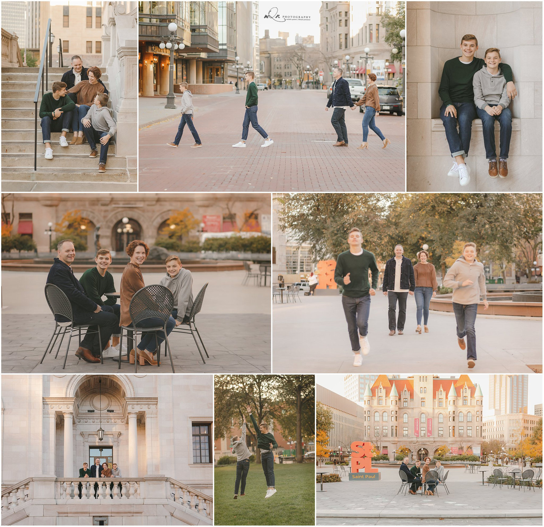 Rice park St. Paul family photos