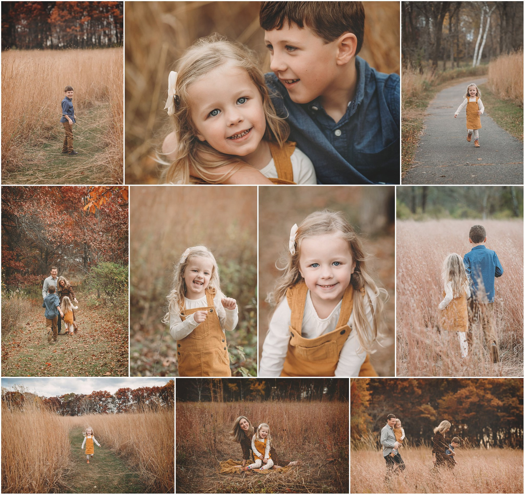 Tamarack Nature Center for fall family photos