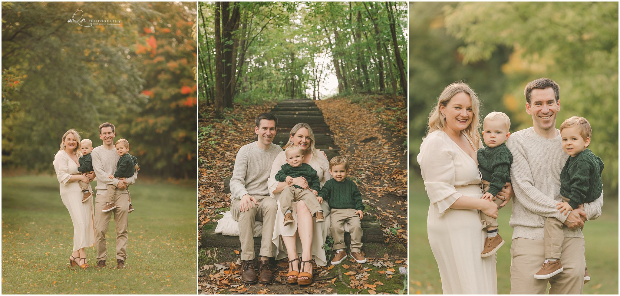 family at Lake Ann in Chanhassen