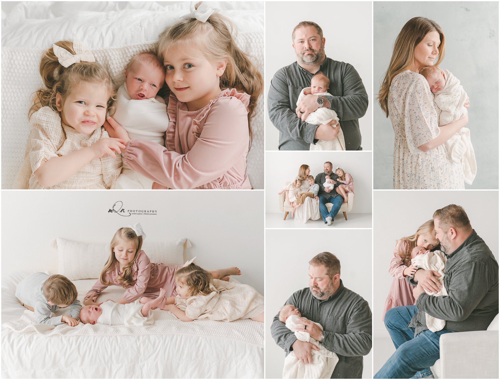 family newborn images in the Minneapolis studio