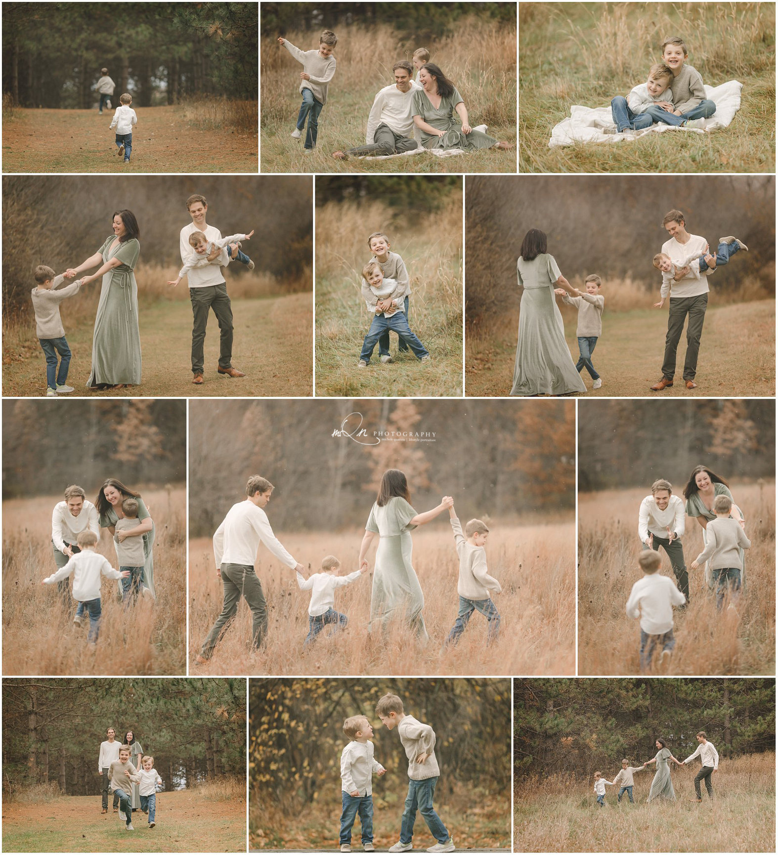 Tamarack Nature Center Photo Session with kids