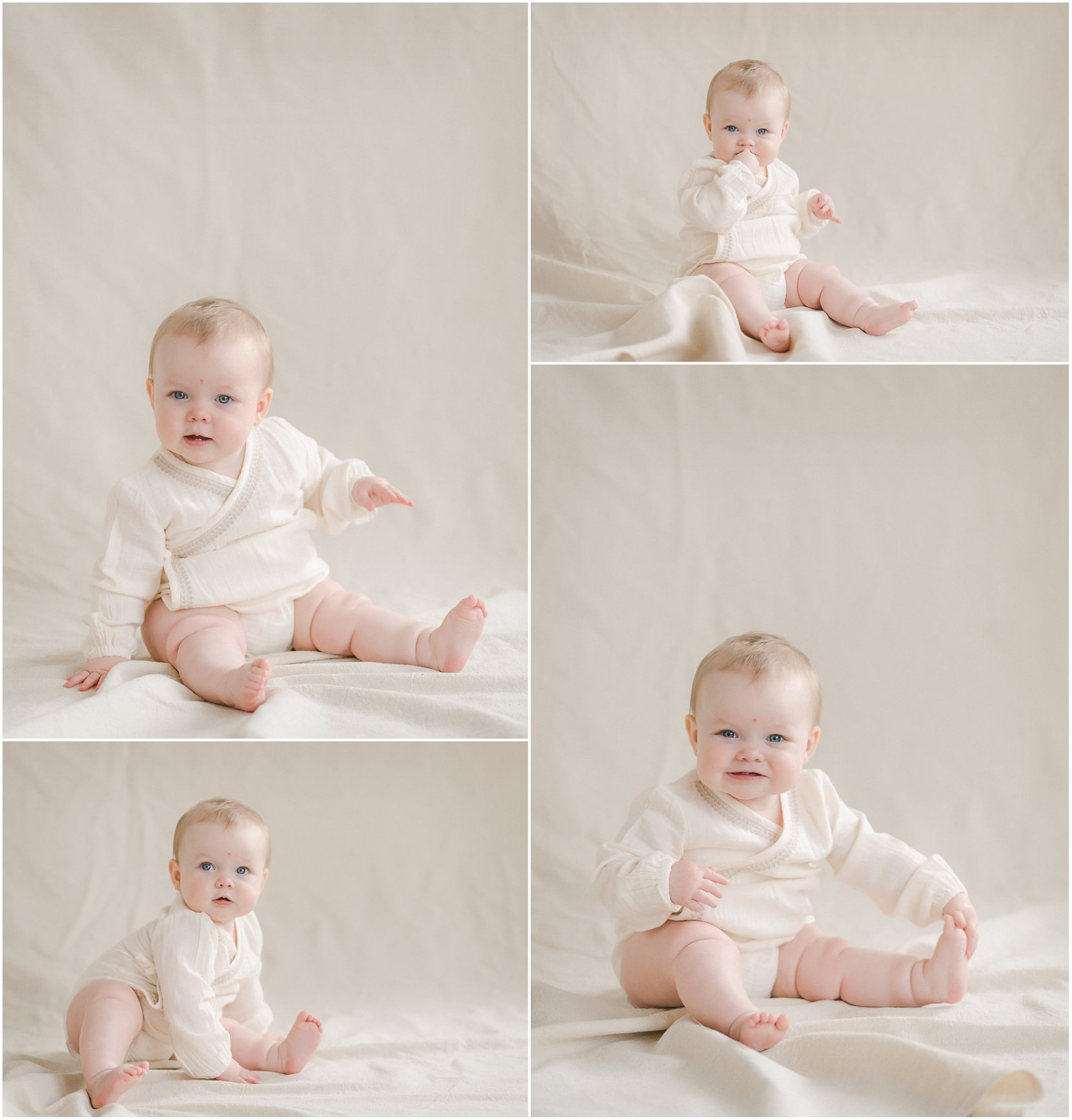 6 month baby photo session