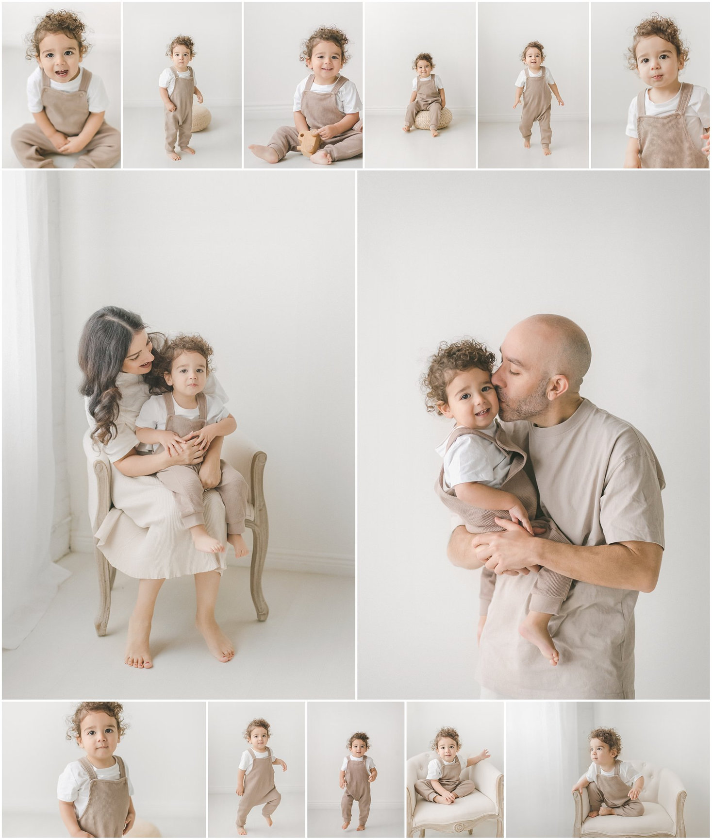 milestone photos with mom and dad