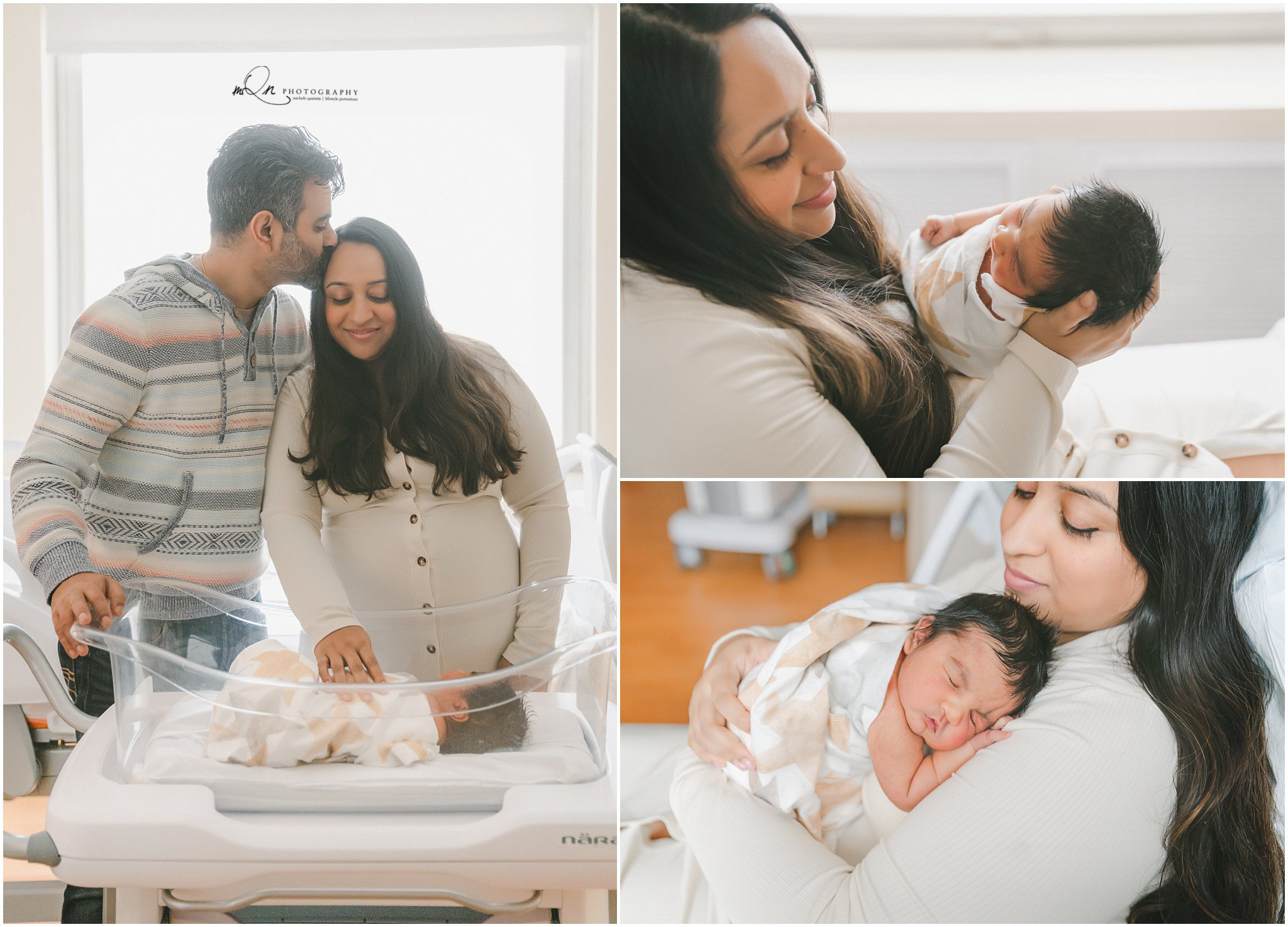 Fresh 48 photos at Fairview Southdale hospital with mom and dad