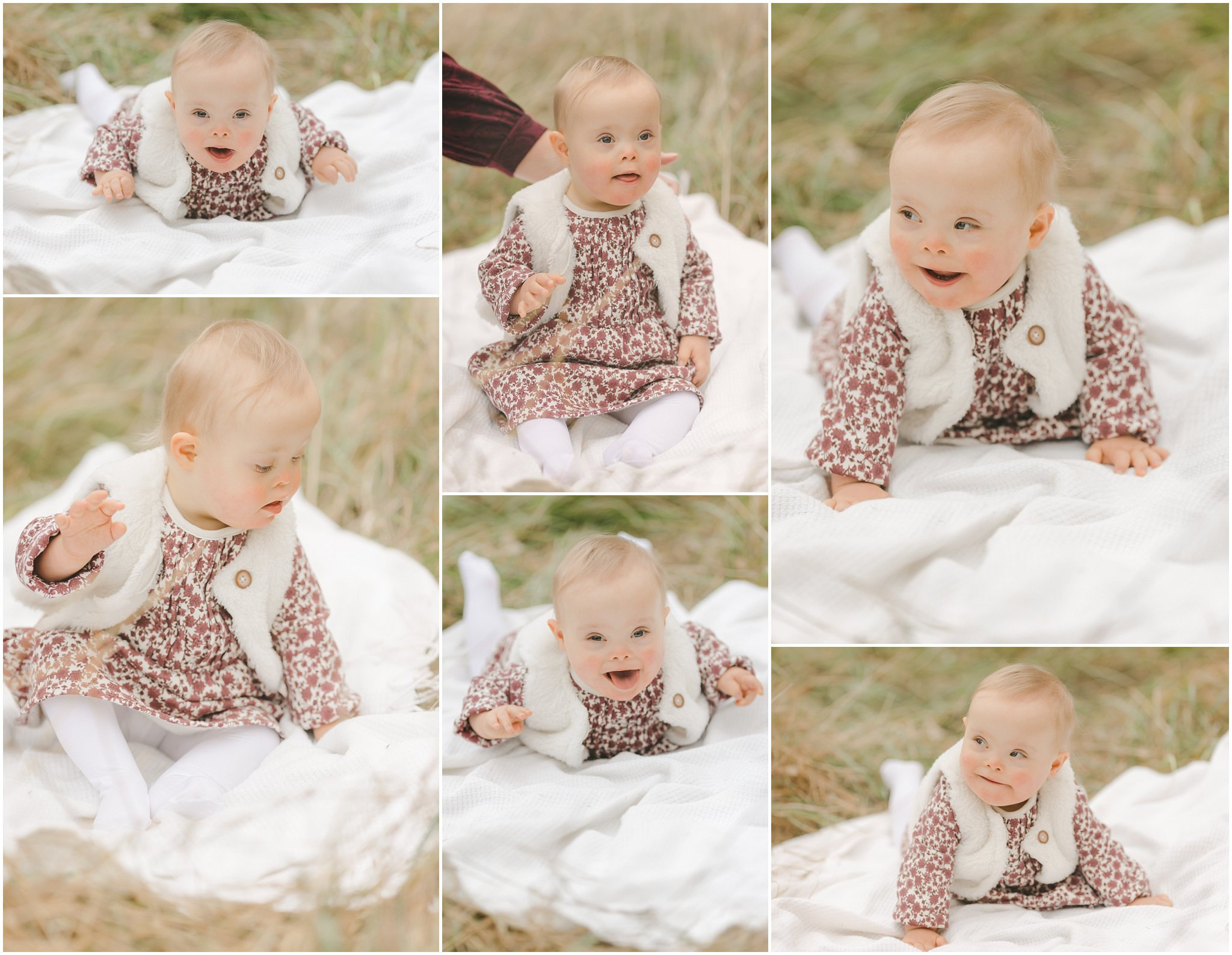 baby milestone photos outside