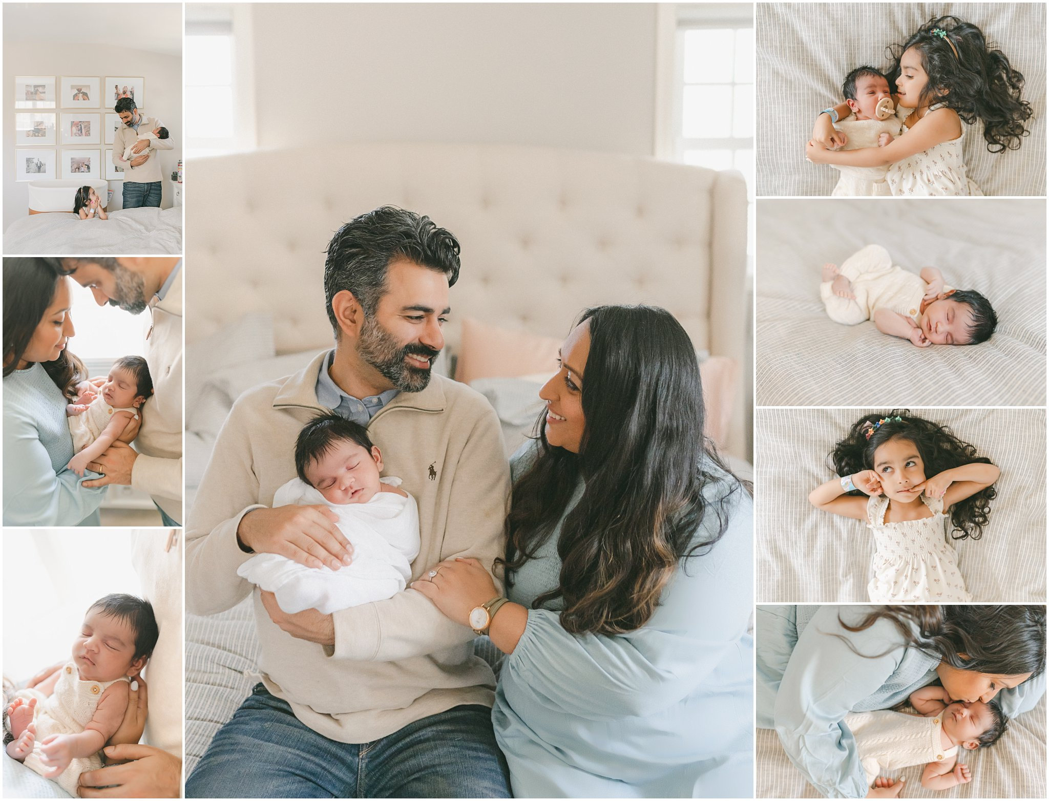 lifestyle images for an in home newborn session in Minneapolis