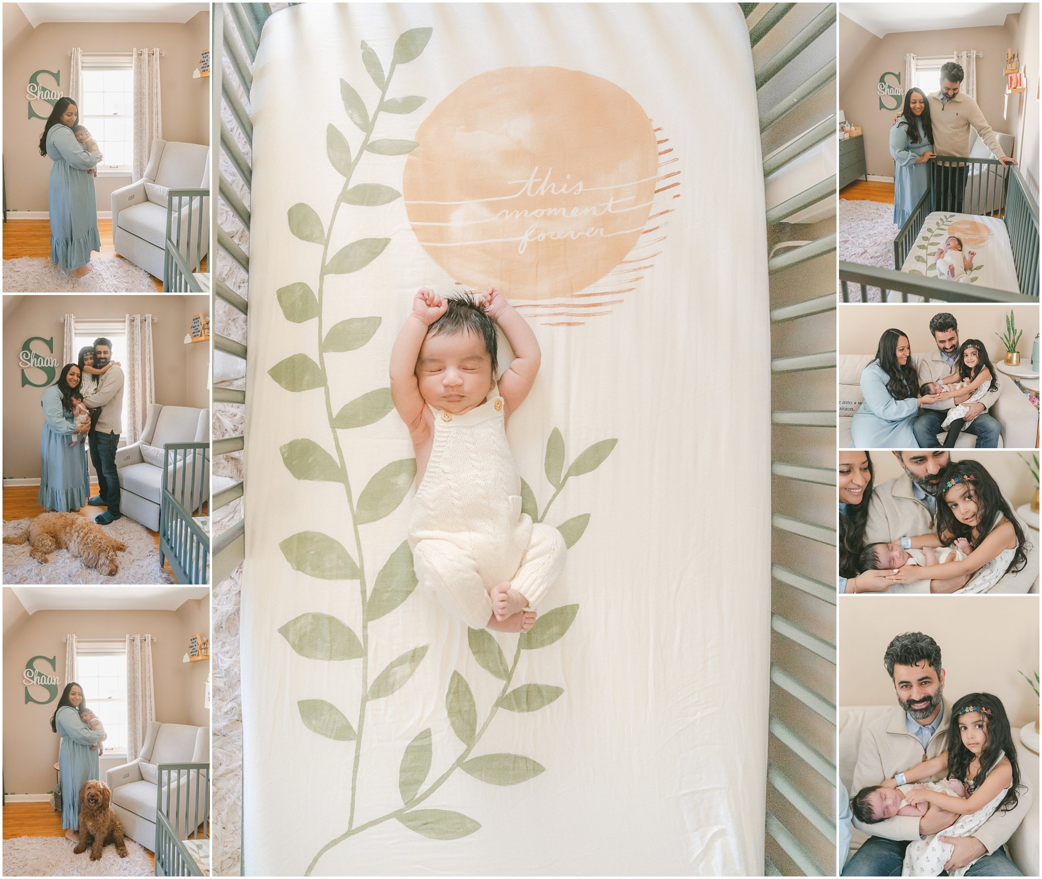 newborn photos in nursery in Minneapolis