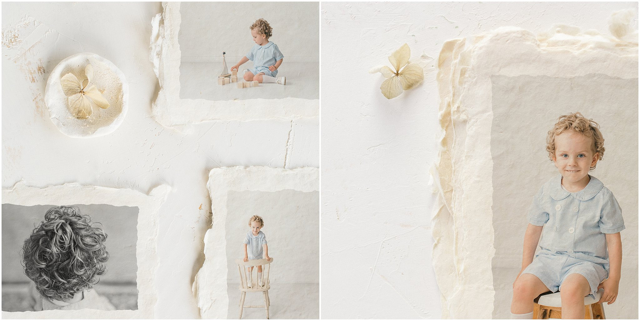 Baby and child prints on handmade paper, Minneapolis luxury photographer