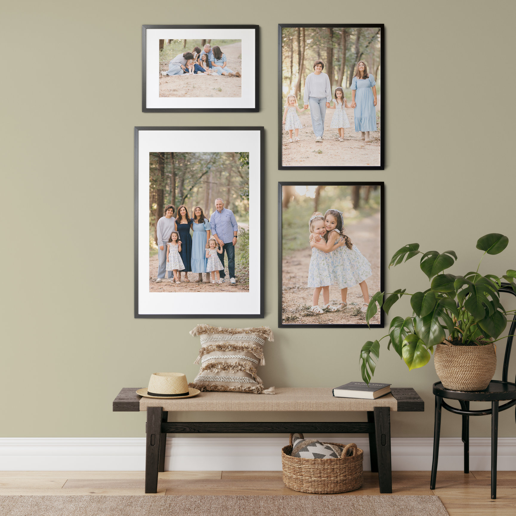 wall gallery north oaks family home