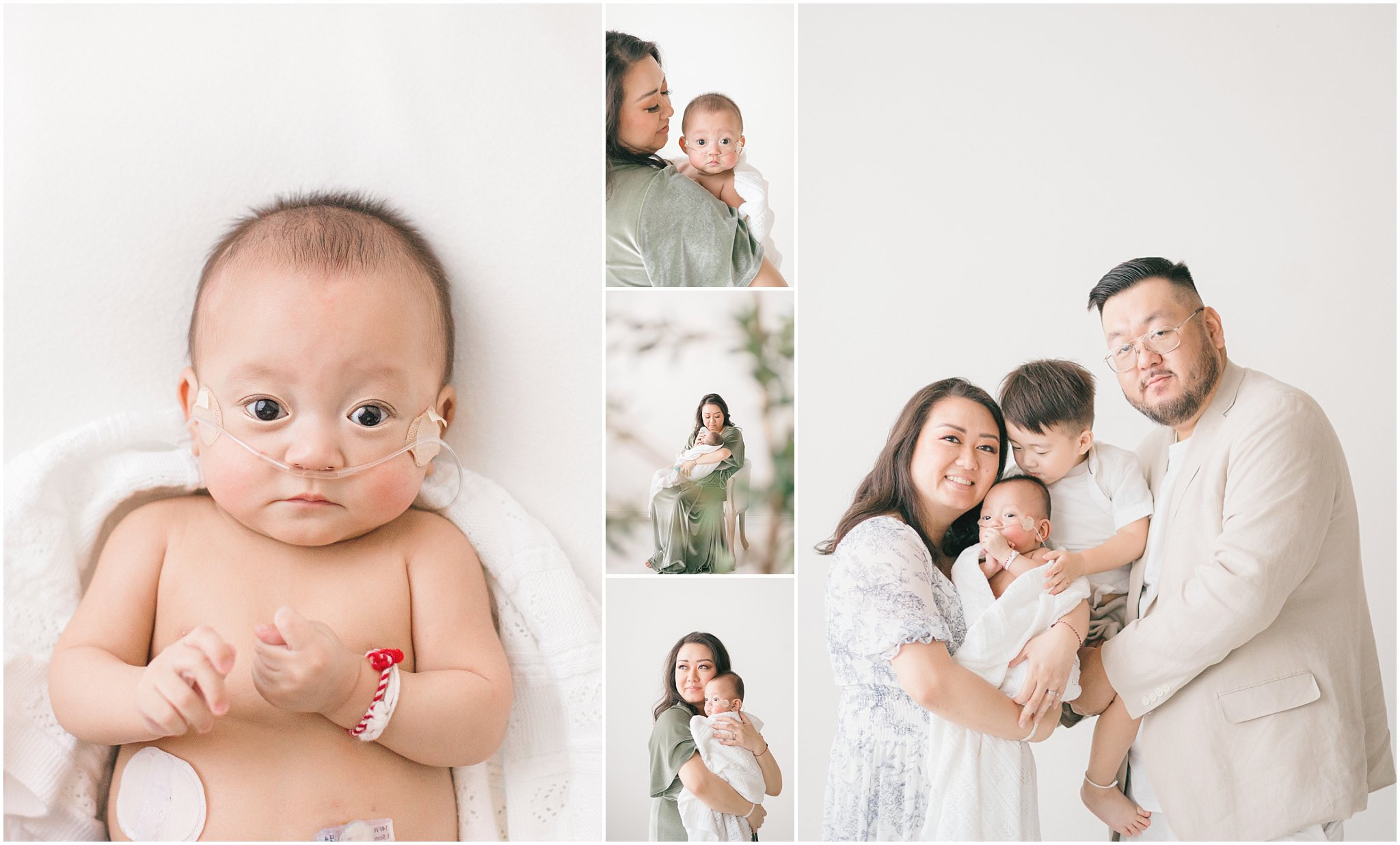 A Special Studio Newborn Session for a NICU Family in Minneapolis