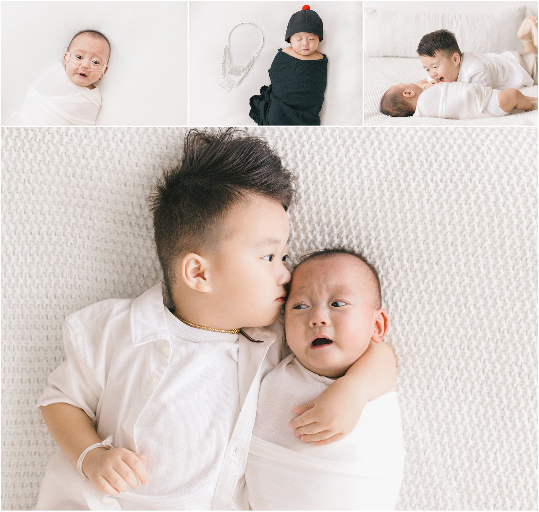 Studio Newborn Photography in Minneapolis with Natural Light