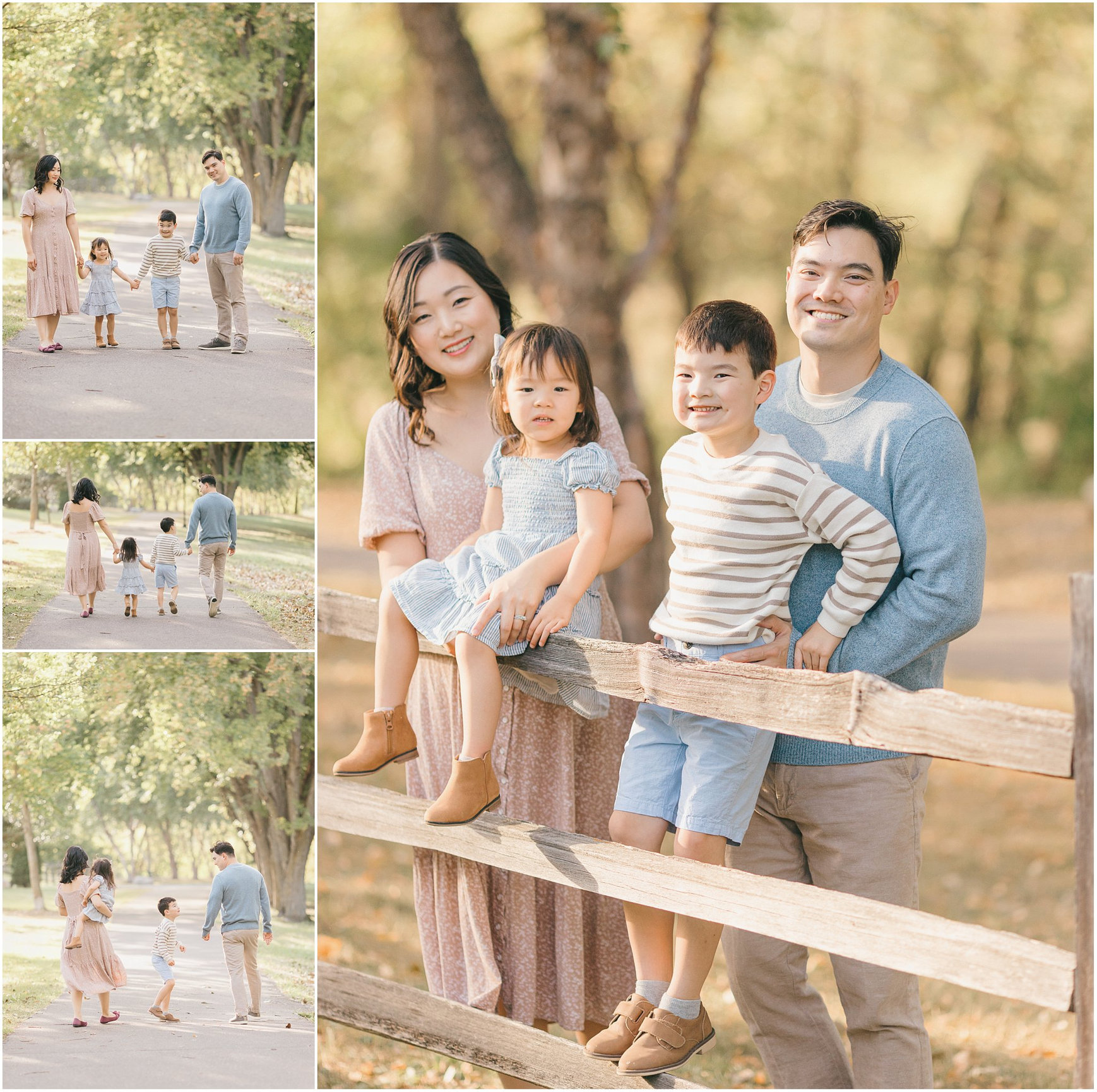 Looking for fall family photo ideas that feel effortless and fun? This playful arboretum session shows how beautiful real moments can be.