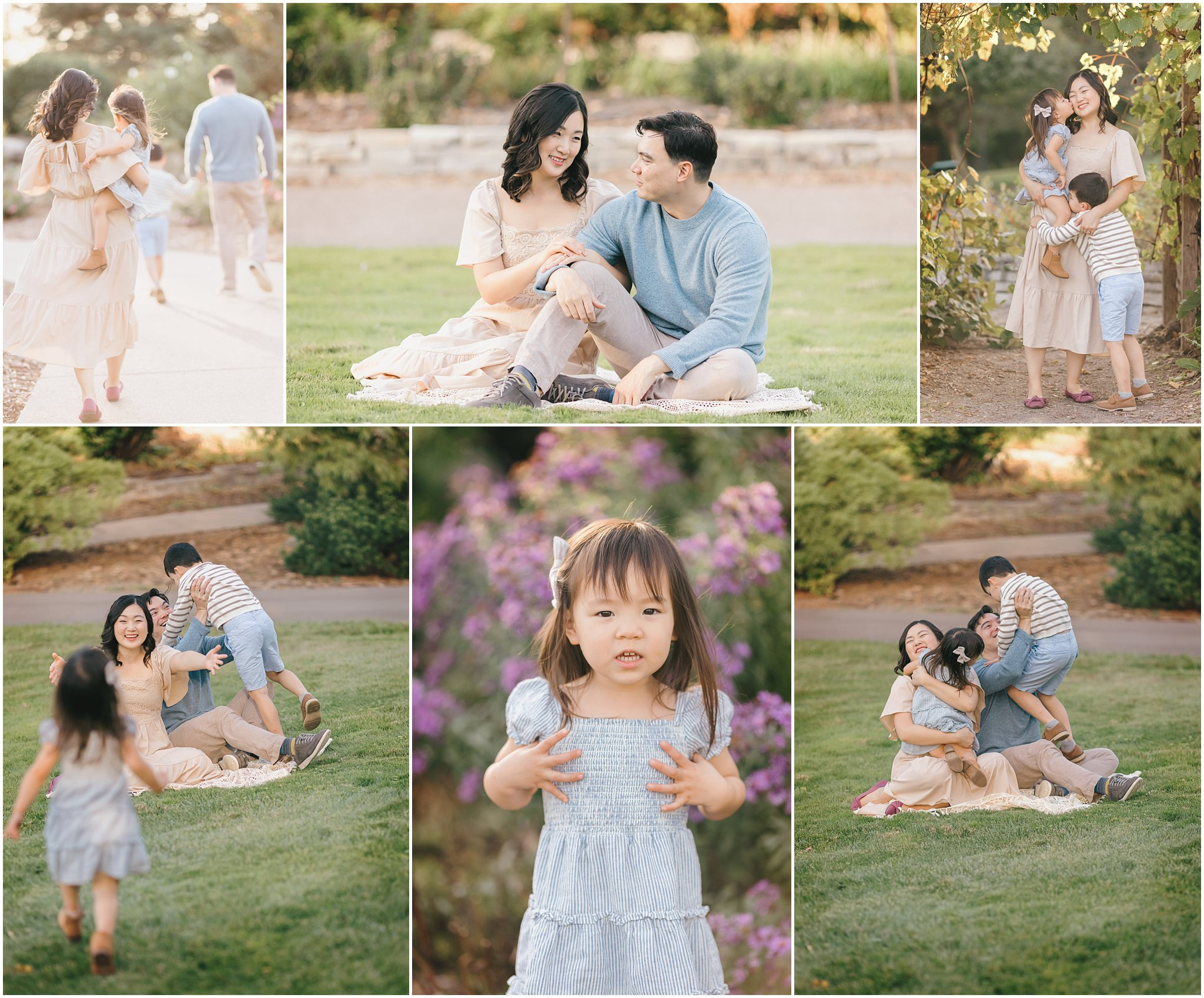 Authentic family photography at its best—siblings dancing, laughing, and loving in the golden light of a Minnesota arboretum.