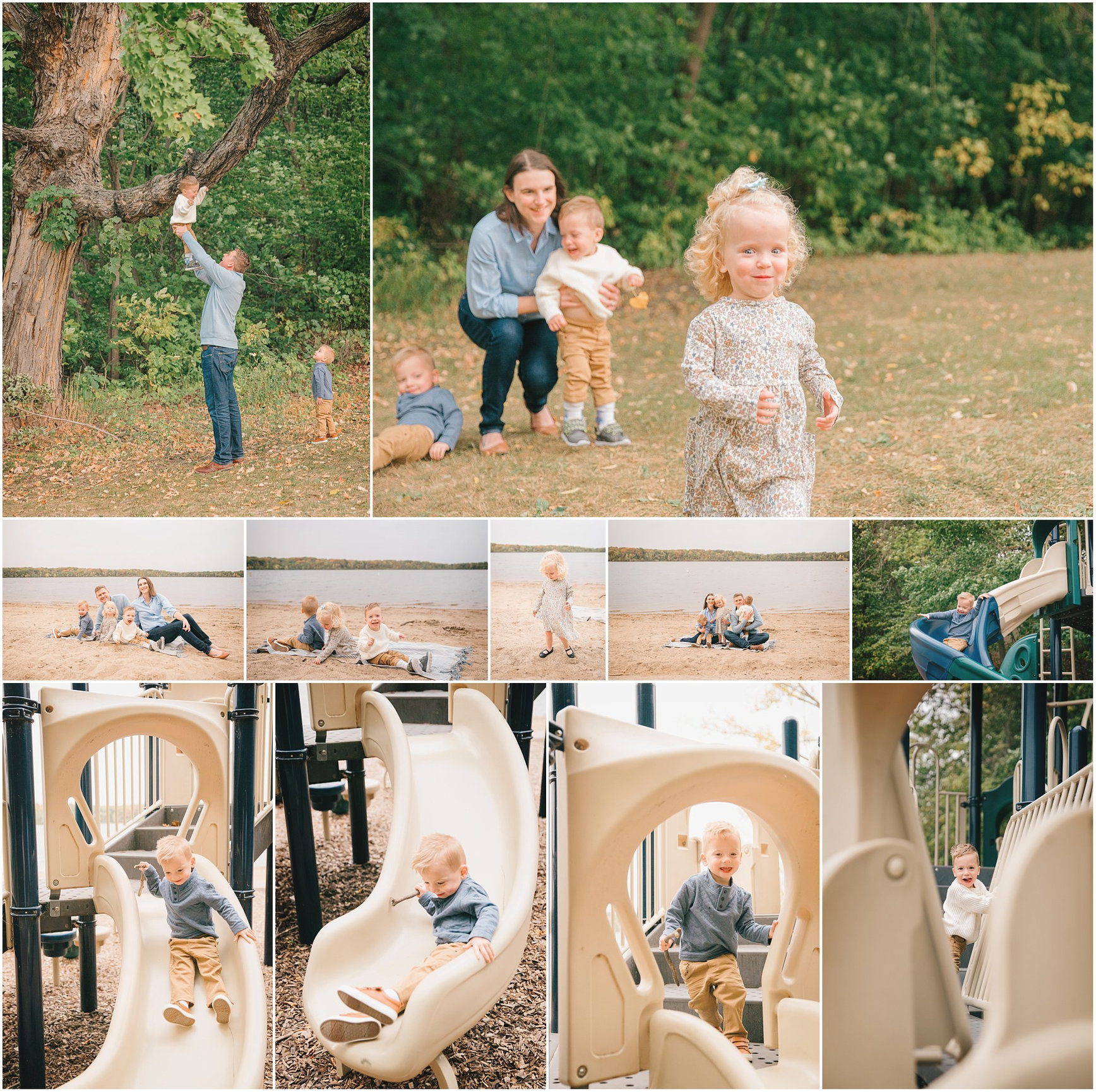 Fall family photography that feels like your favorite memory. Take a peek at this Lake Ann session full of laughter, wild play, and moments that matter.