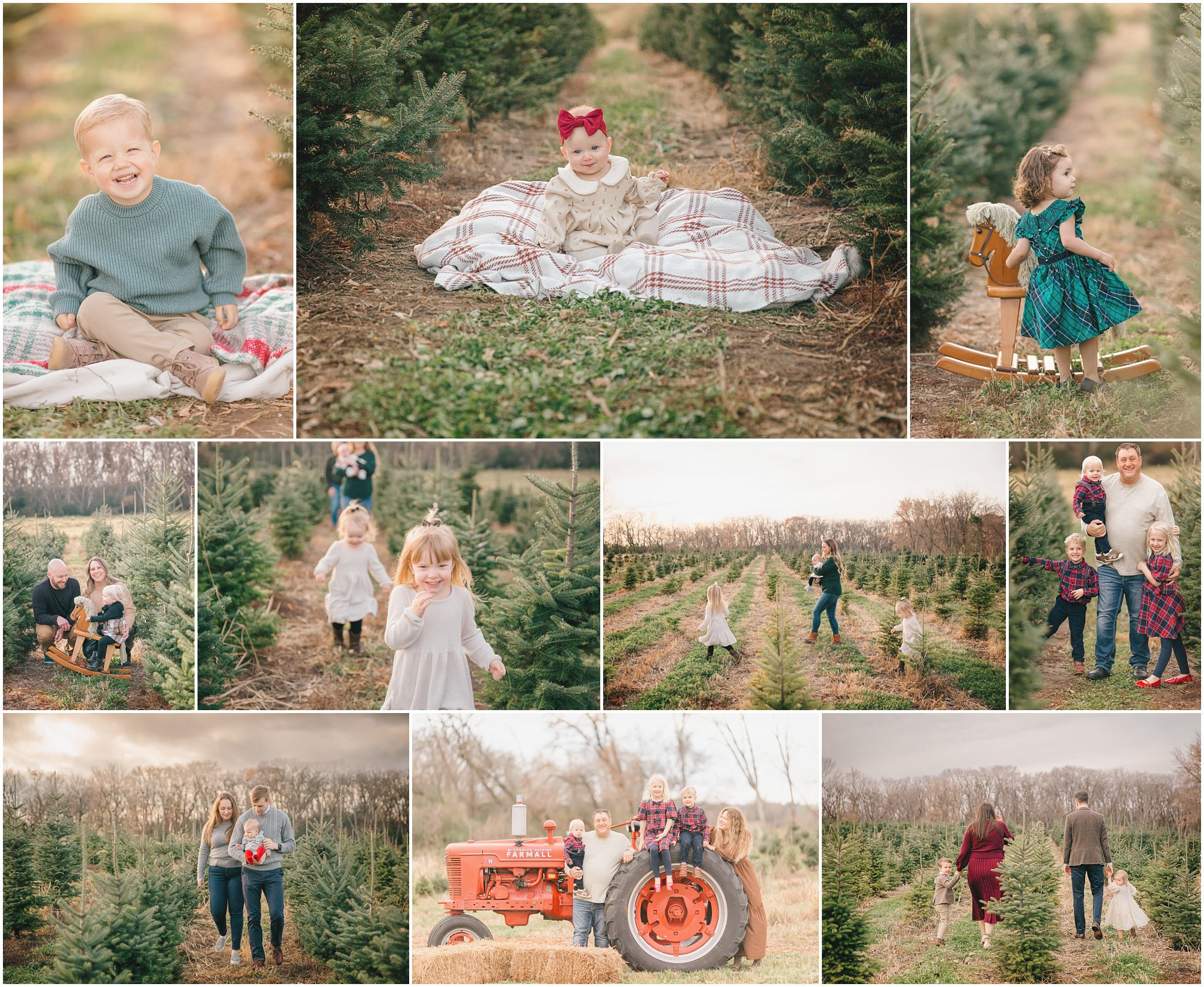 Real families, real joy. See what it’s like to have a holiday mini session at Kavan Family Christmas Tree Farm with Minneapolis family photographer Michele.