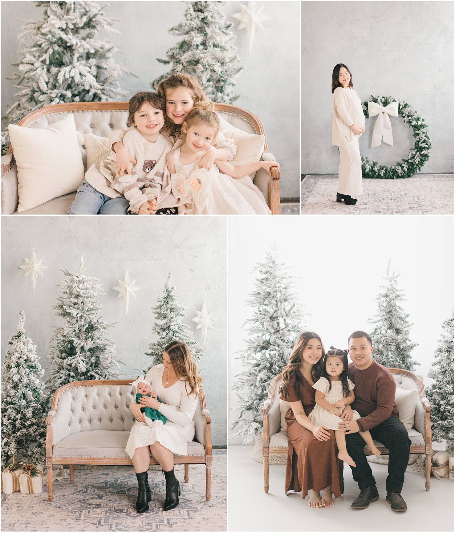 Tour the sets from our 2024 studio holiday mini sessions and get ideas for next year’s holiday photos.