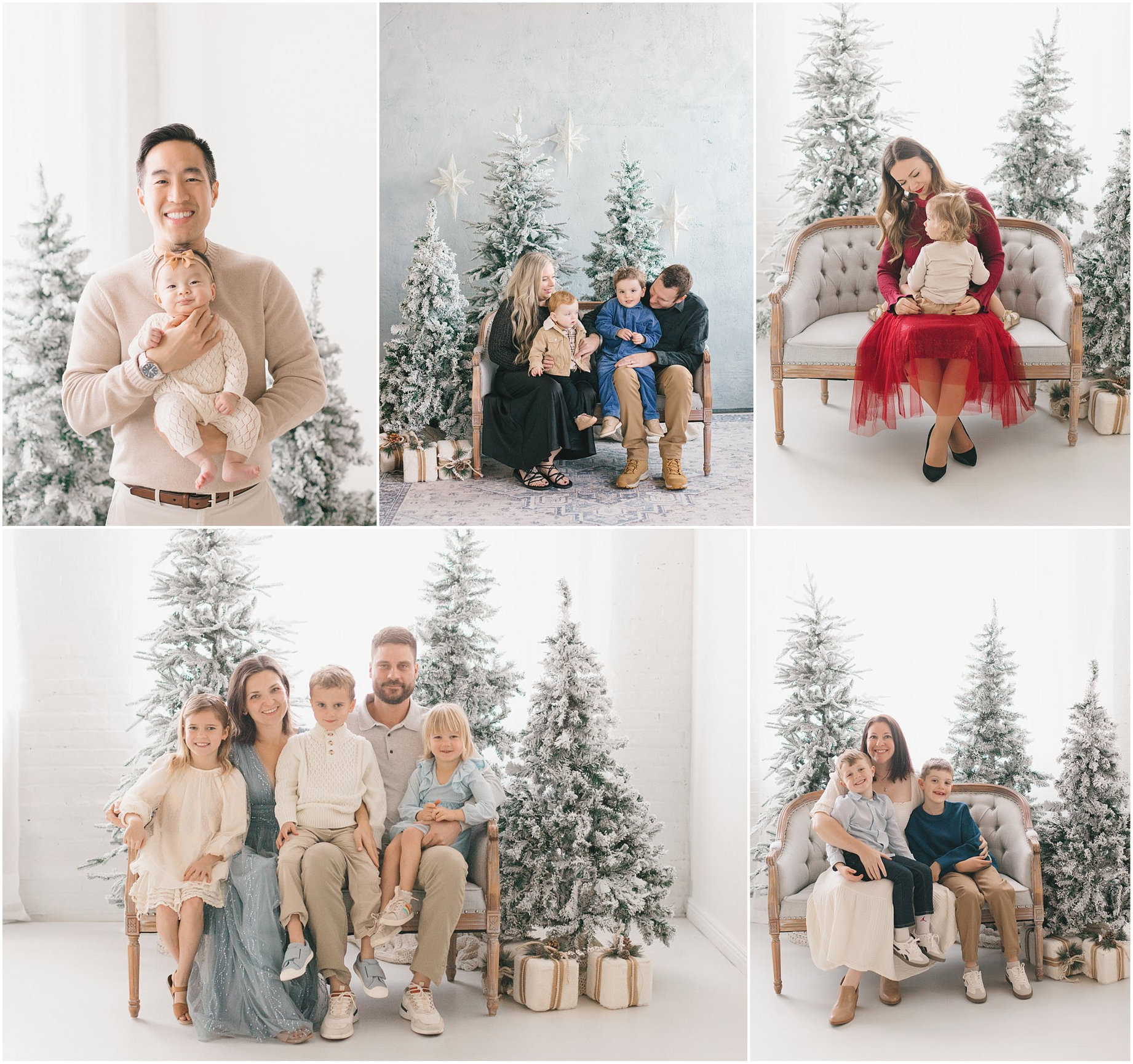 Take a peek inside our festive 2024 studio holiday mini sessions — cozy, classic, and done in just 10 minutes.