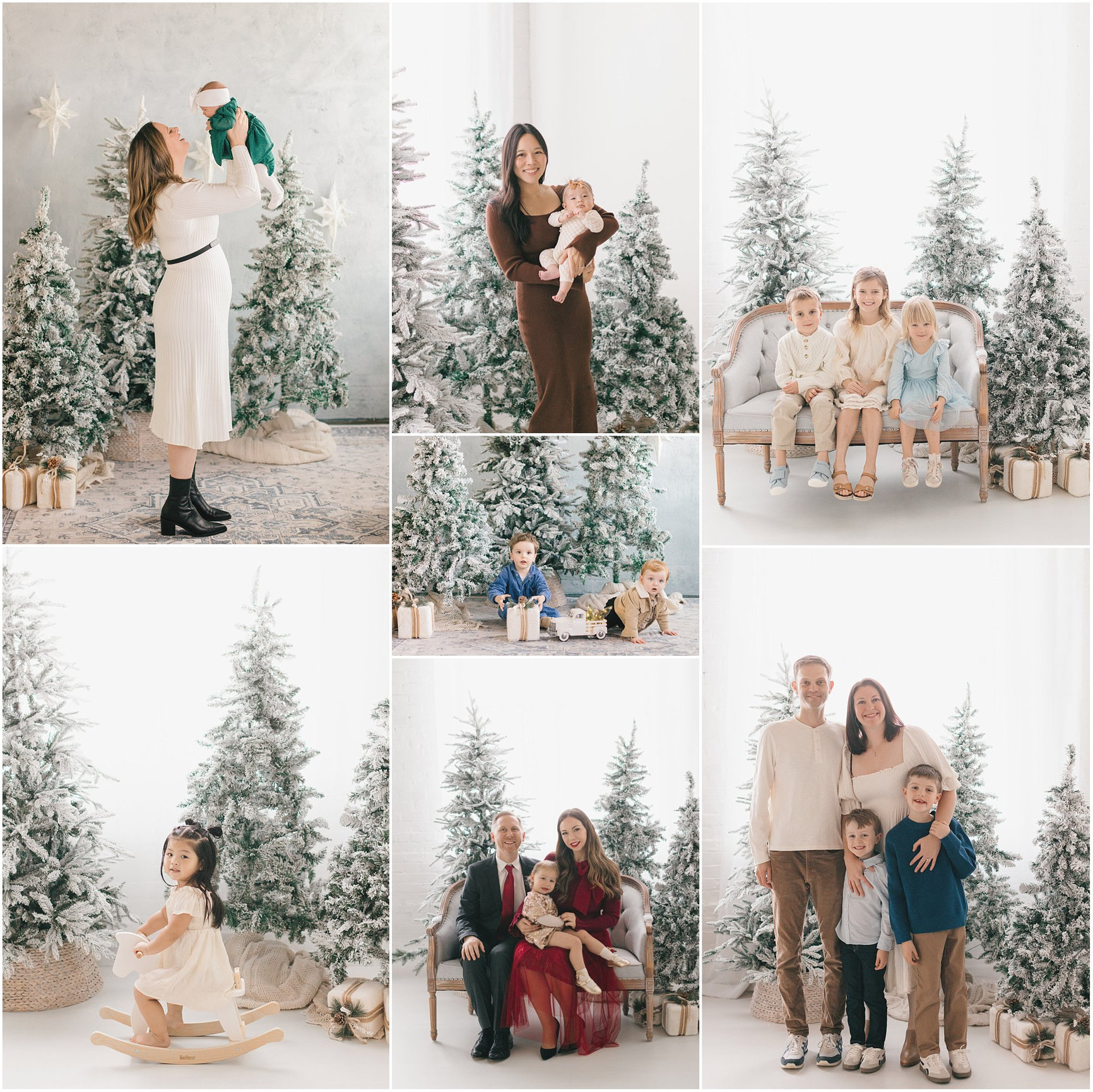 Step into the holiday cheer! Our 2024 studio holiday mini sessions were all about fast, fun, and festive.